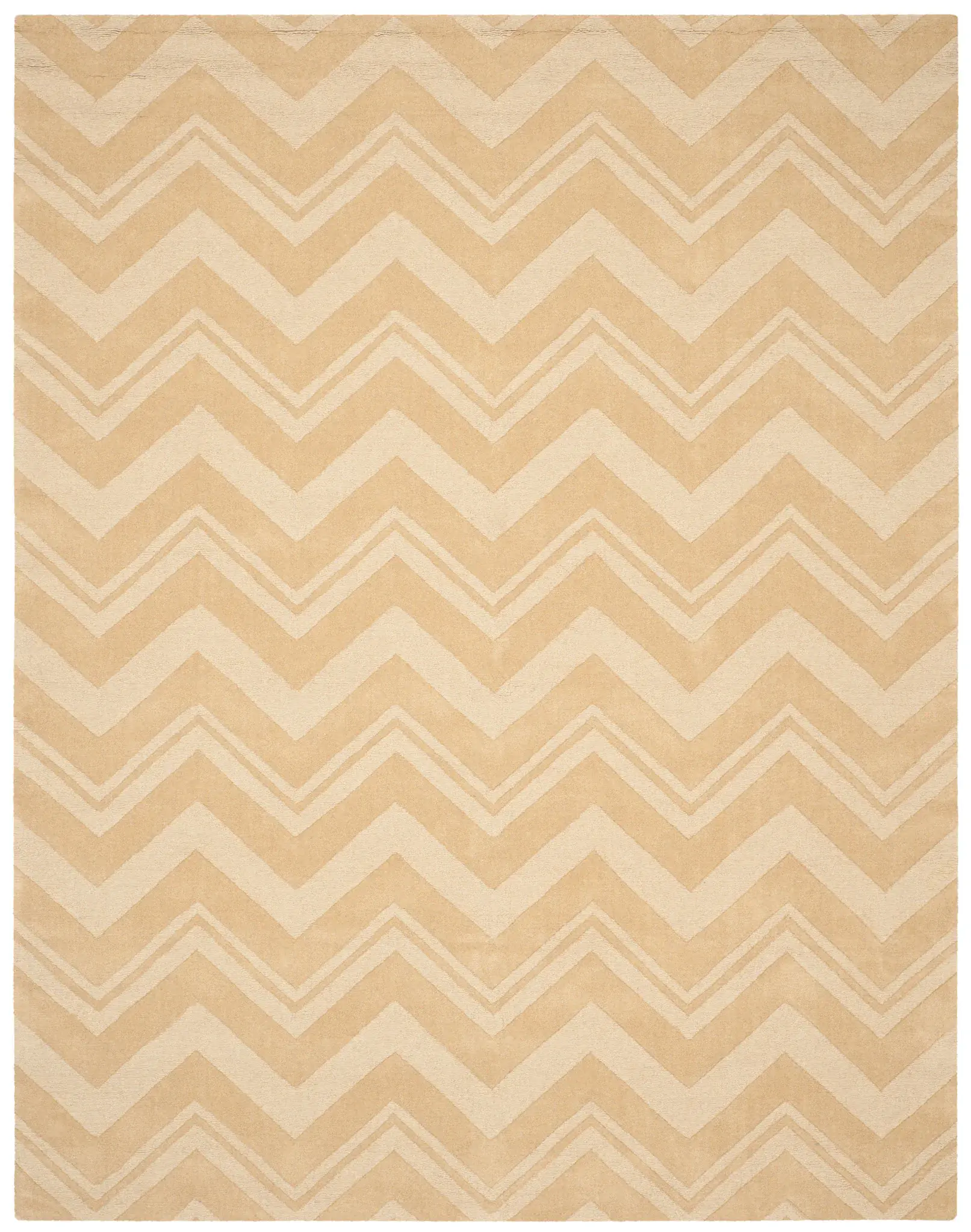 Impressions Chevron Hand-Loomed Wool Rug