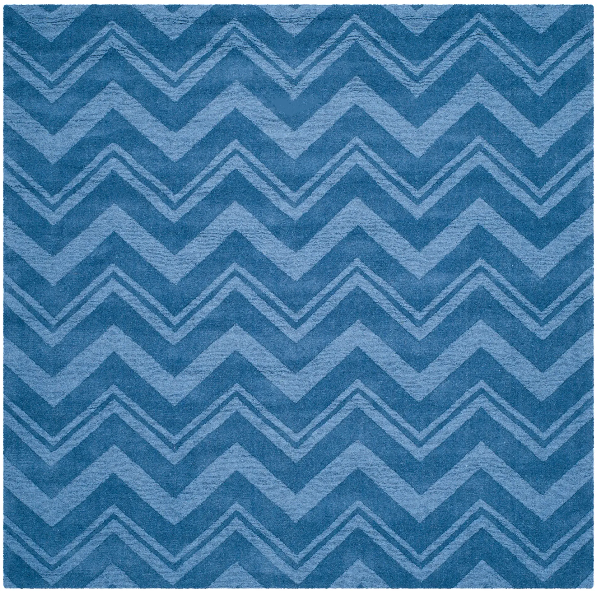 Impressions Chevron Hand-Loomed Wool Rug