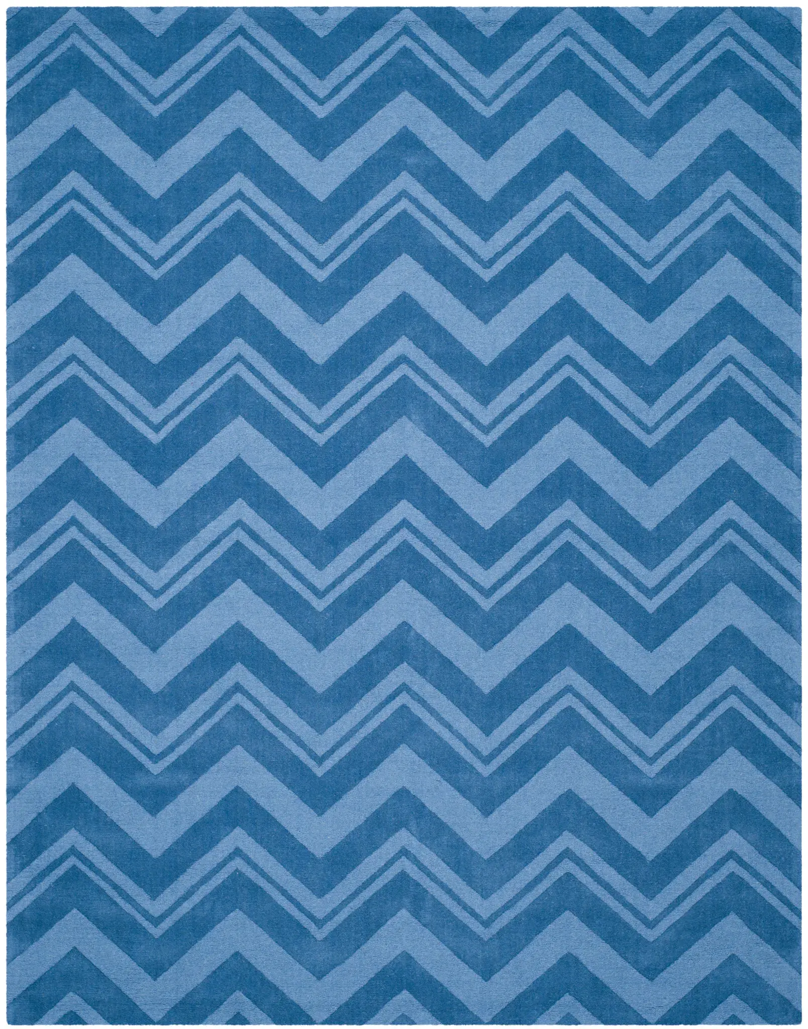 Impressions Chevron Hand-Loomed Wool Rug