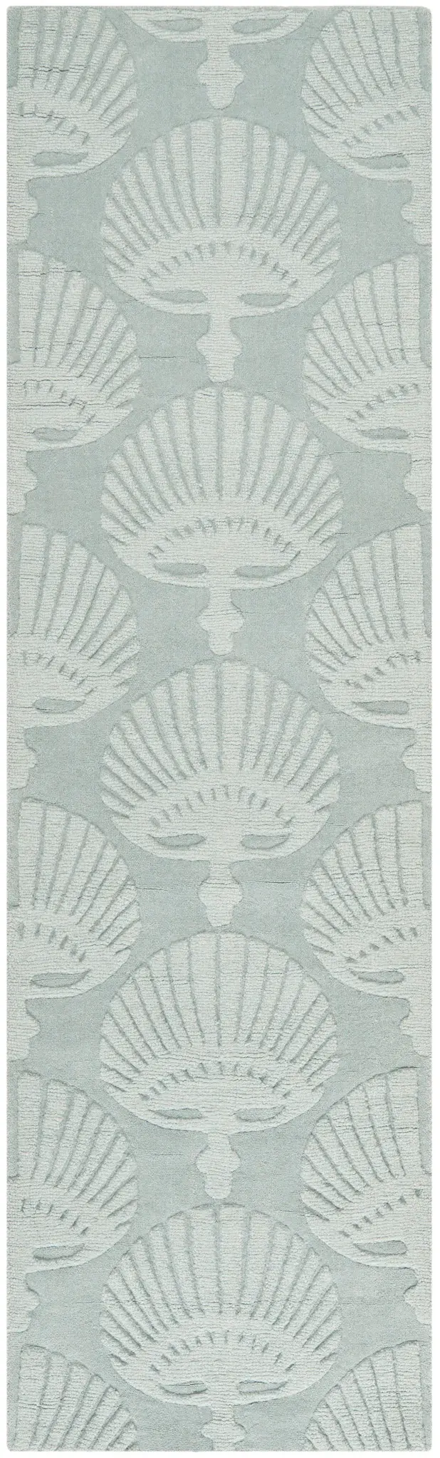 Impressions Scallop Shell Hand-Loomed Wool Rug