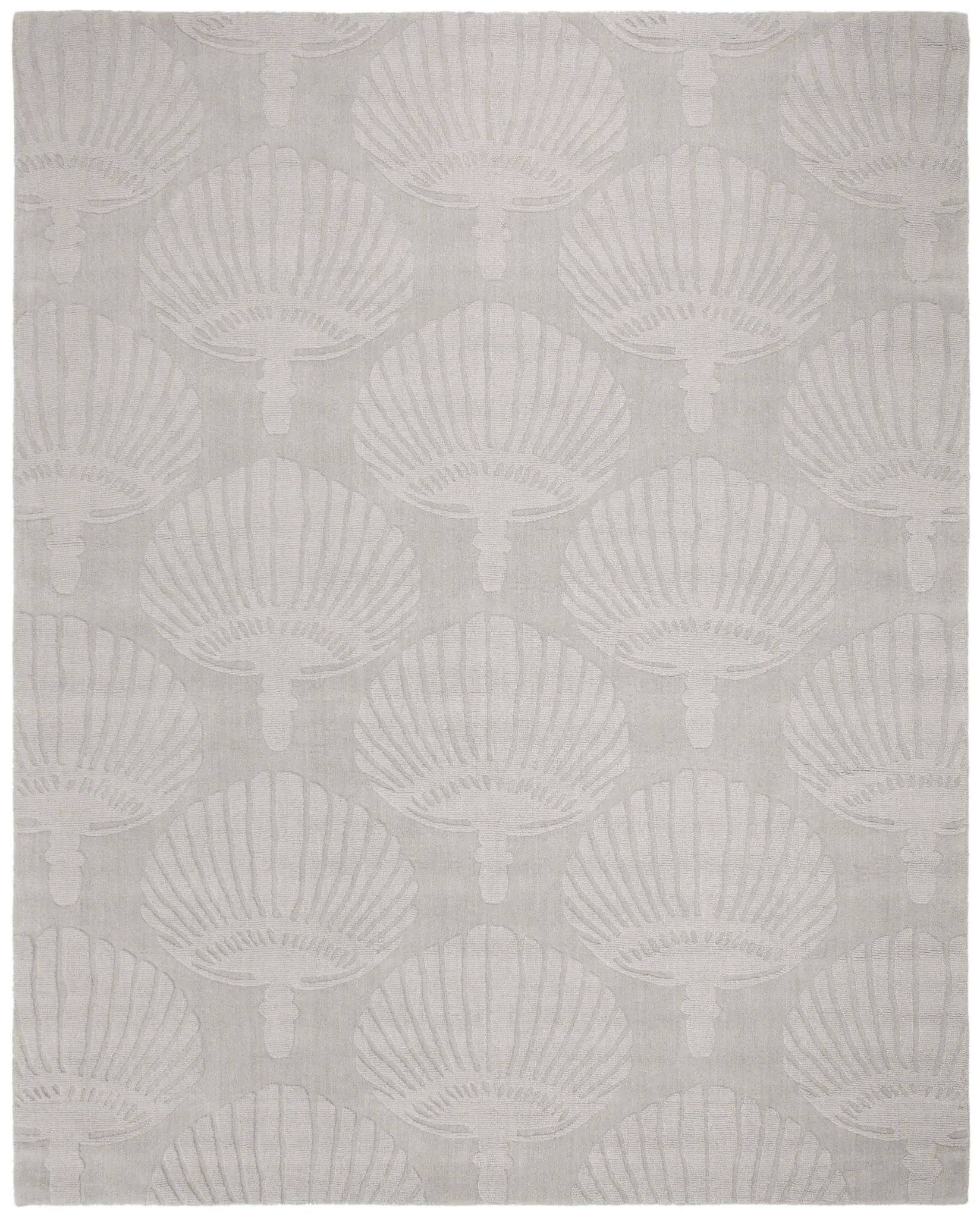 Impressions Scallop Shell Hand-Loomed Wool Rug