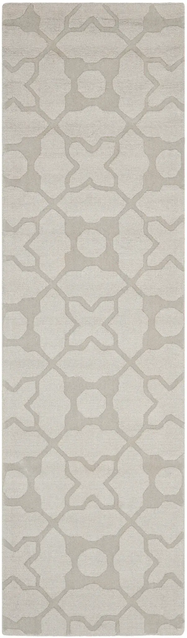 Impressions Interlocking Trellis Hand-Loomed Wool Rug
