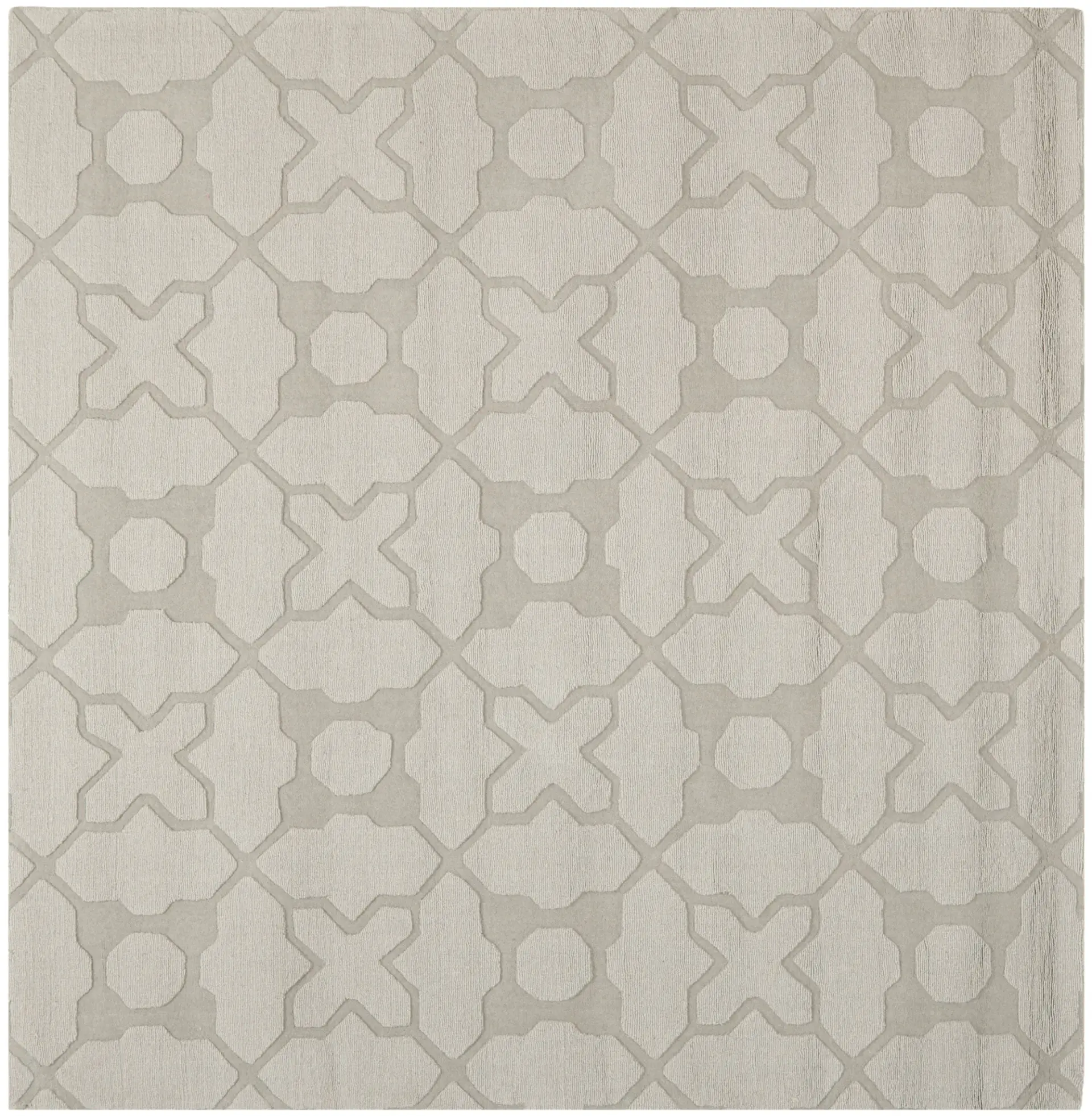 Impressions Interlocking Trellis Hand-Loomed Wool Rug