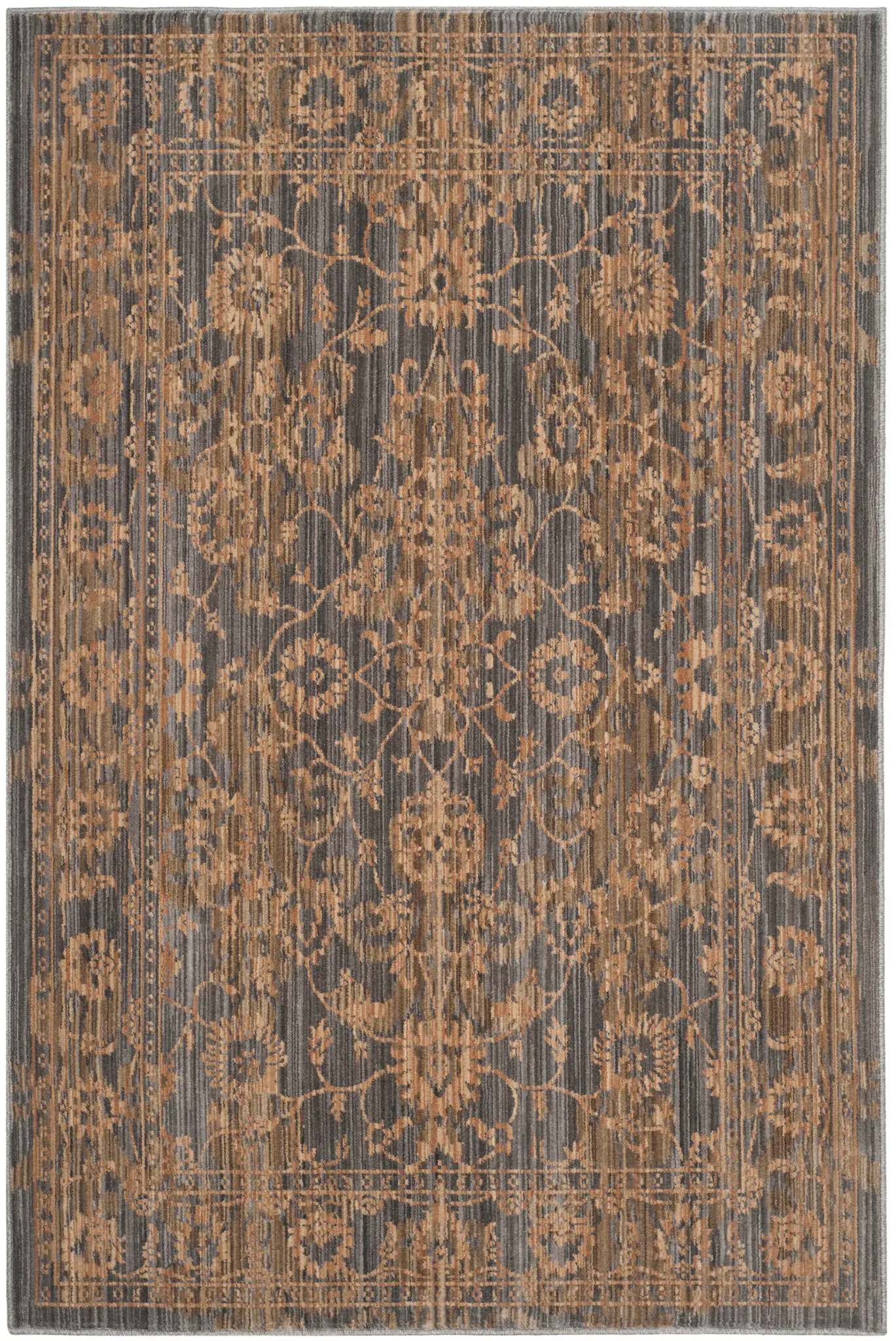 Infinity Bordered Floral Rug