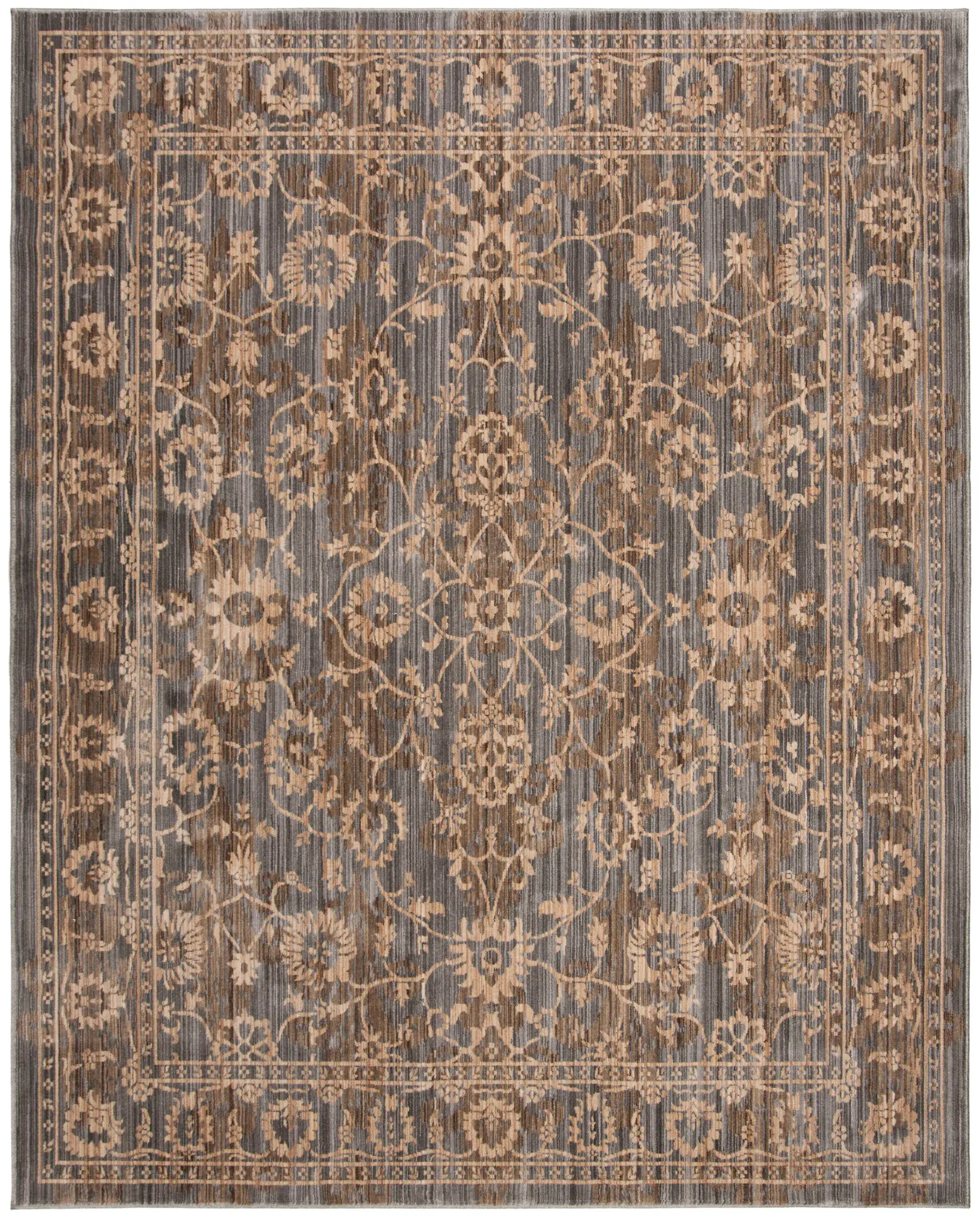 Infinity Bordered Floral Rug