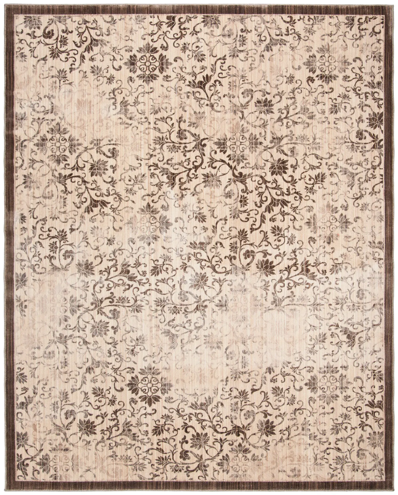 Infinity Distressed Floral Rug