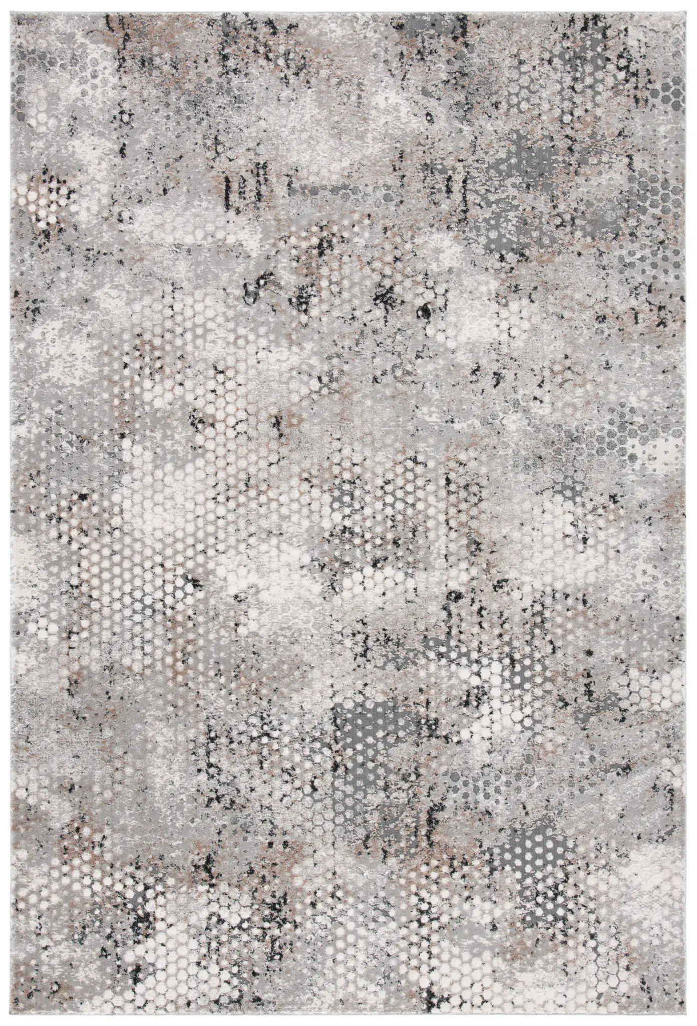 Invista Distressed Honeycomb Rug