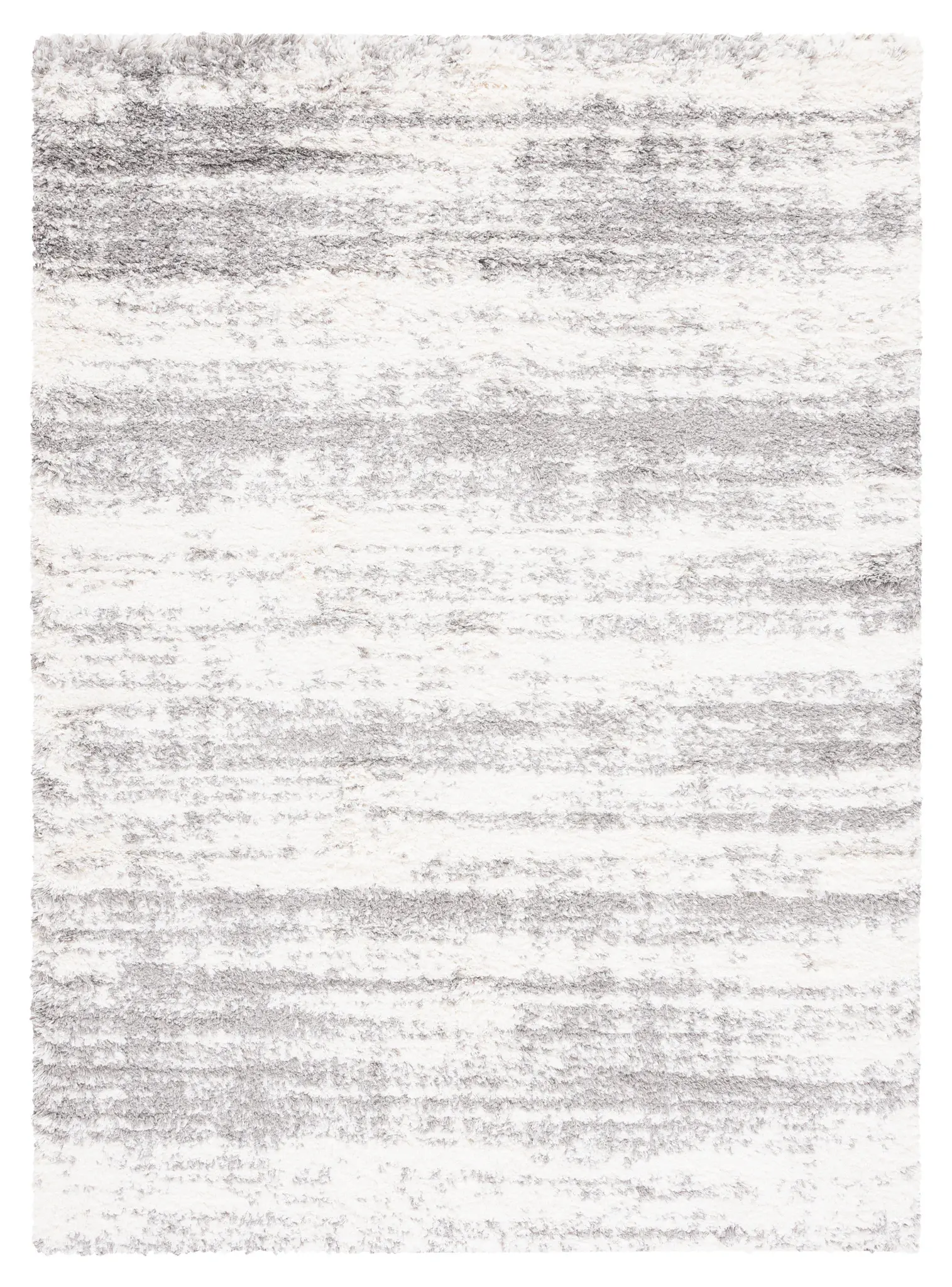 Iceland Banded Abstract Shag Rug