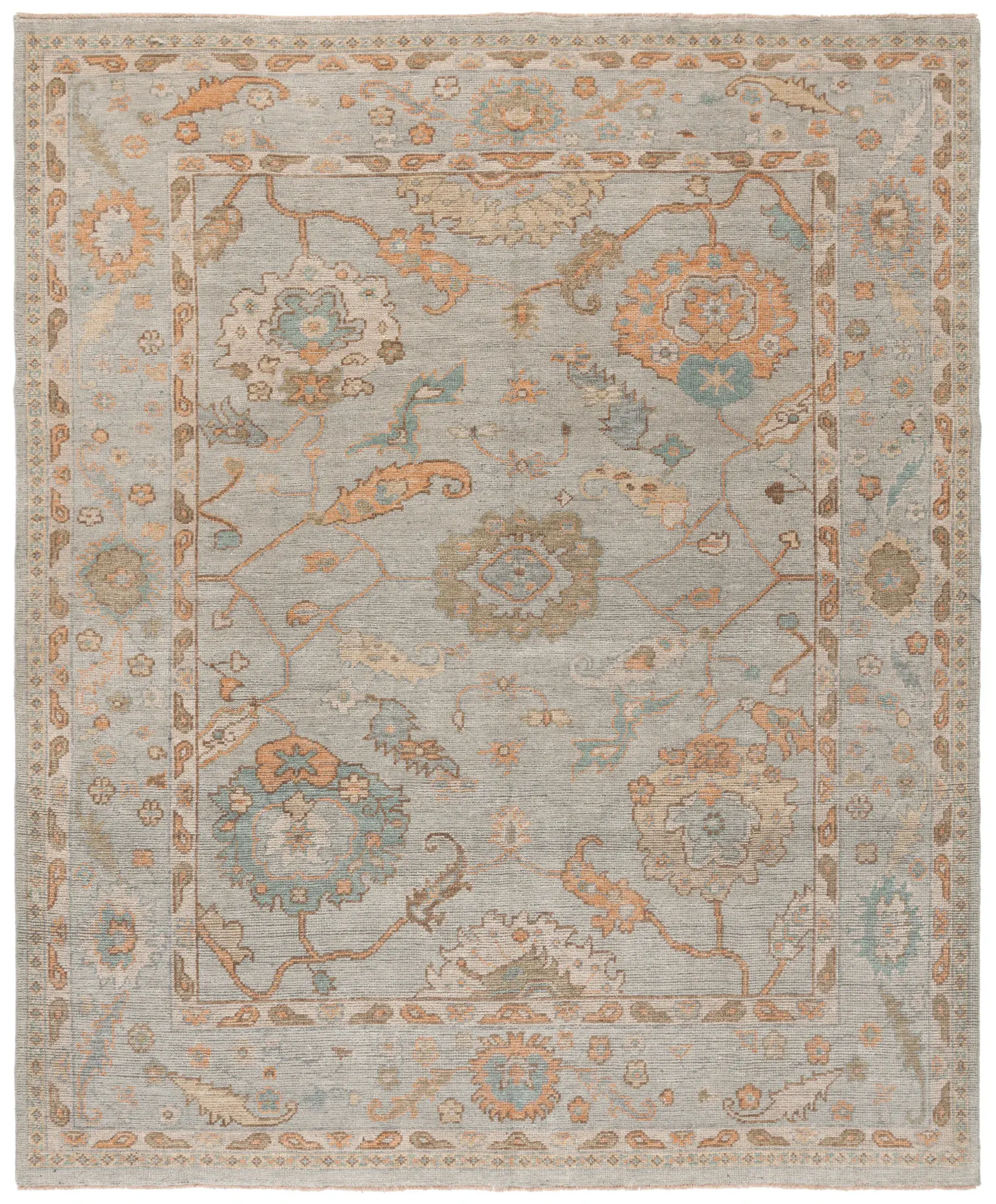 Izmir Scattered Blossom Hand-Knotted Rug