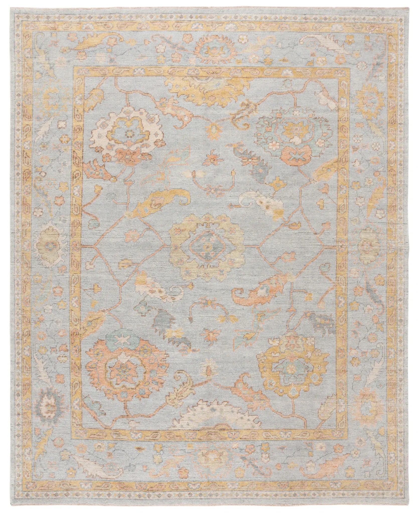 Izmir Scattered Blossom Hand-Knotted Rug