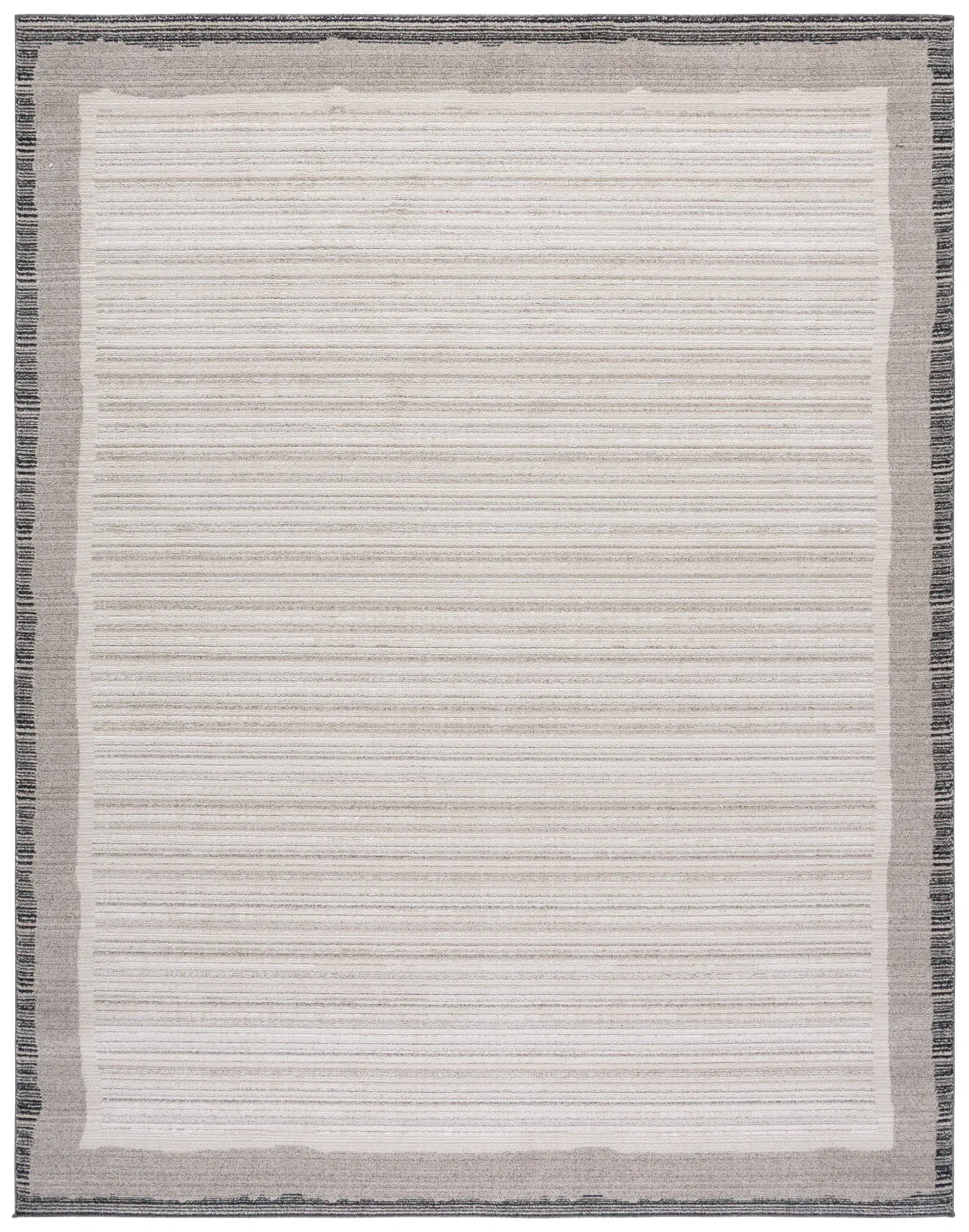 Jade Striped Border Rug