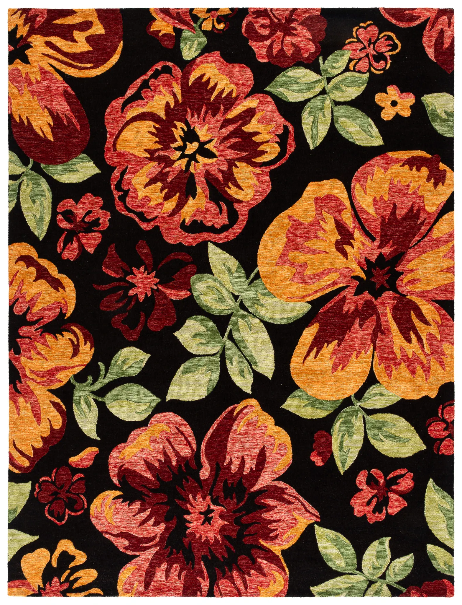 Jardin Bold Floral Hand-Tufted Wool Rug