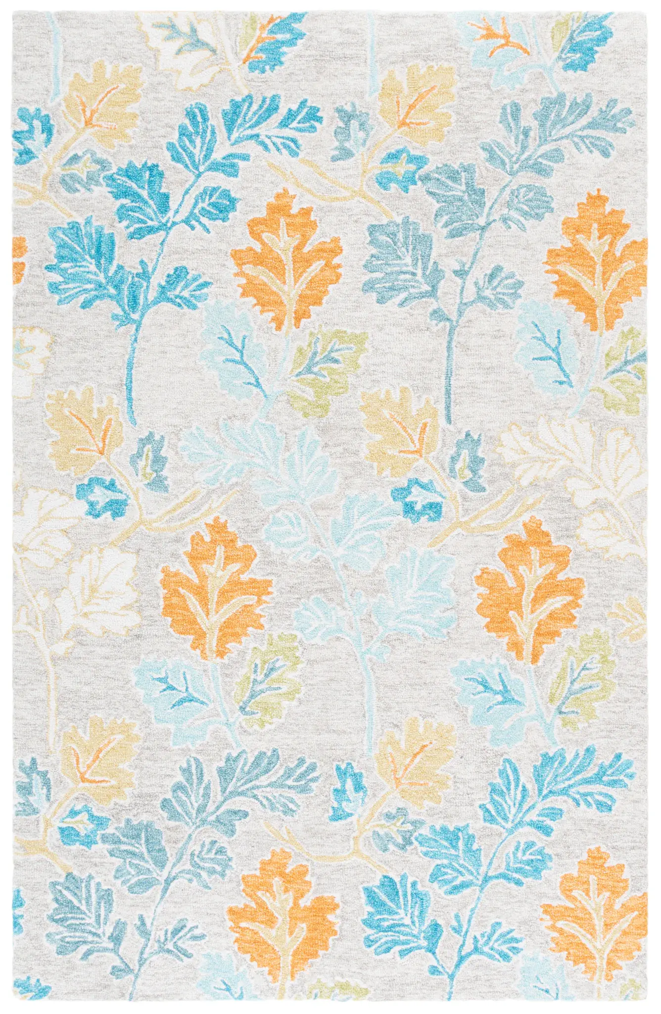 Jardin Oak Leaf Hand-Tufted Wool Rug