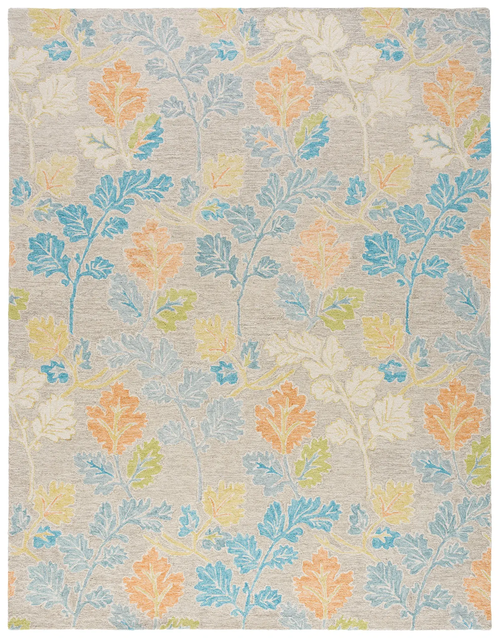 Jardin Oak Leaf Hand-Tufted Wool Rug