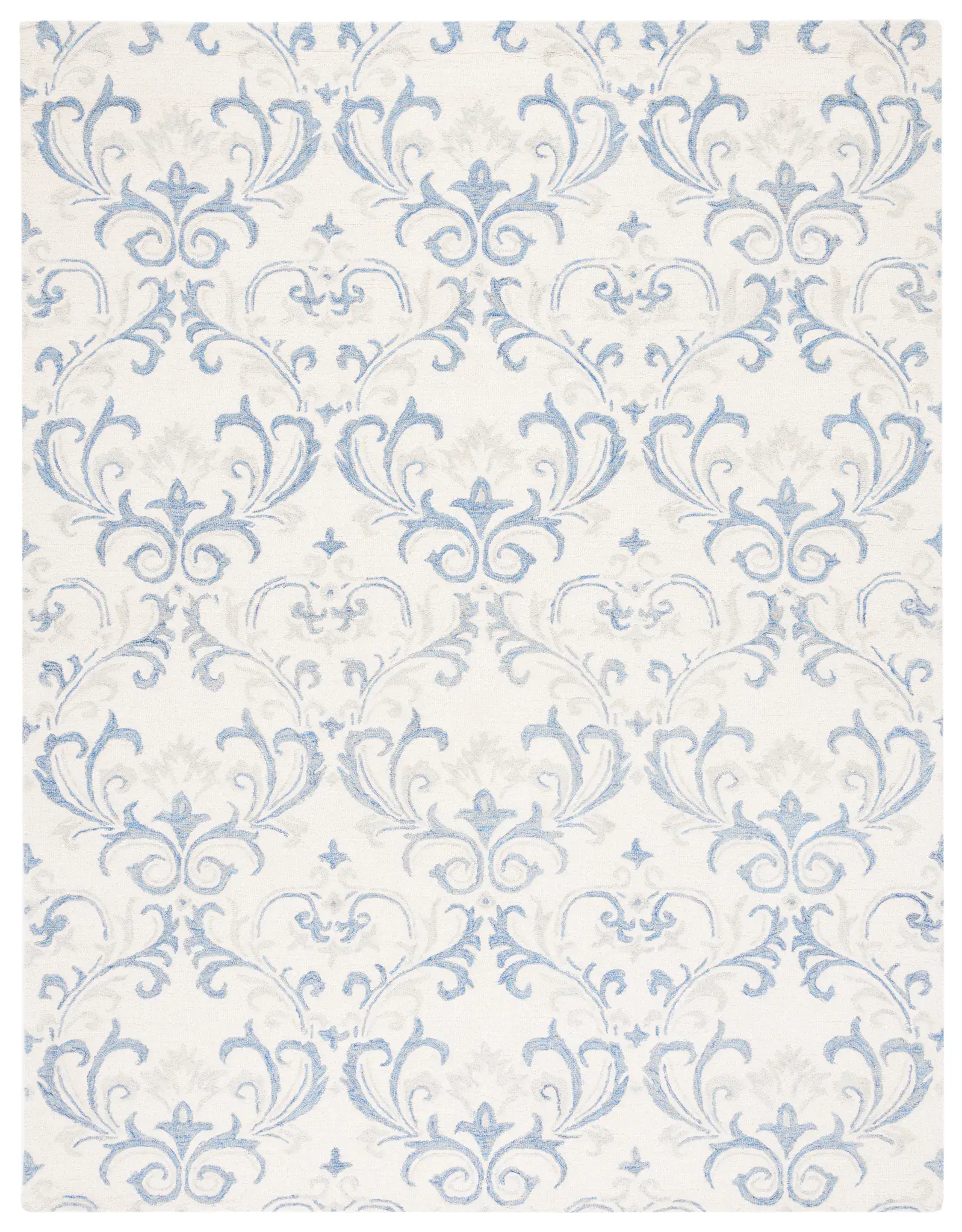 Jardin Damask Hand-Tufted Wool Rug