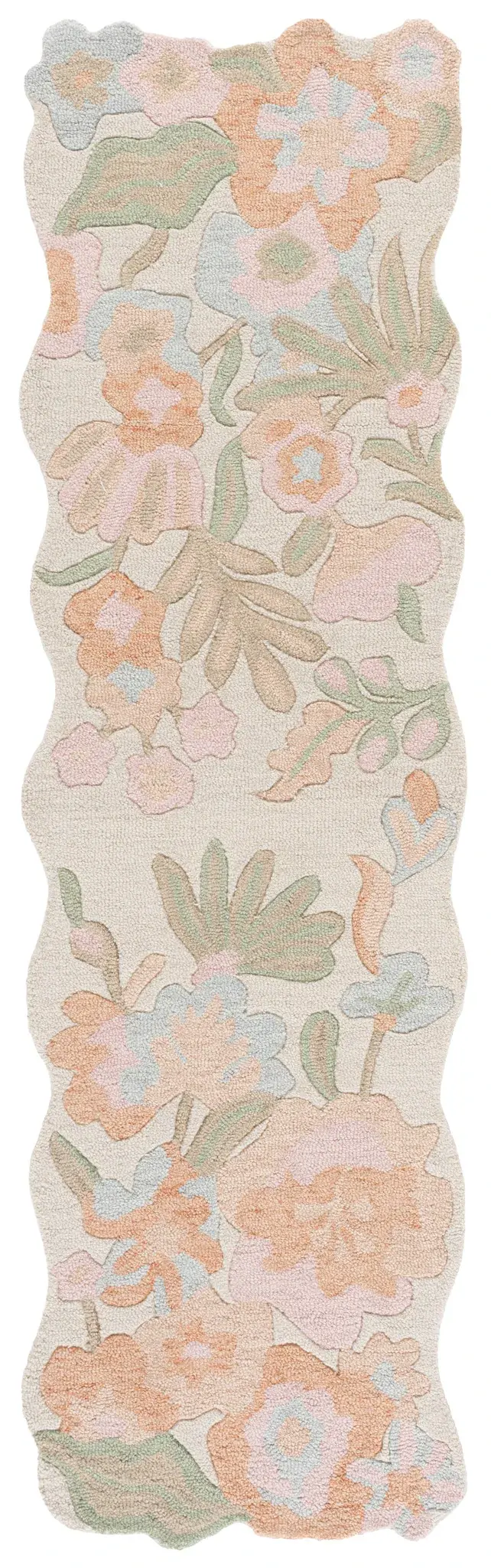 Jardin Scalloped Floral Trellis Hand-Tufted Wool Rug