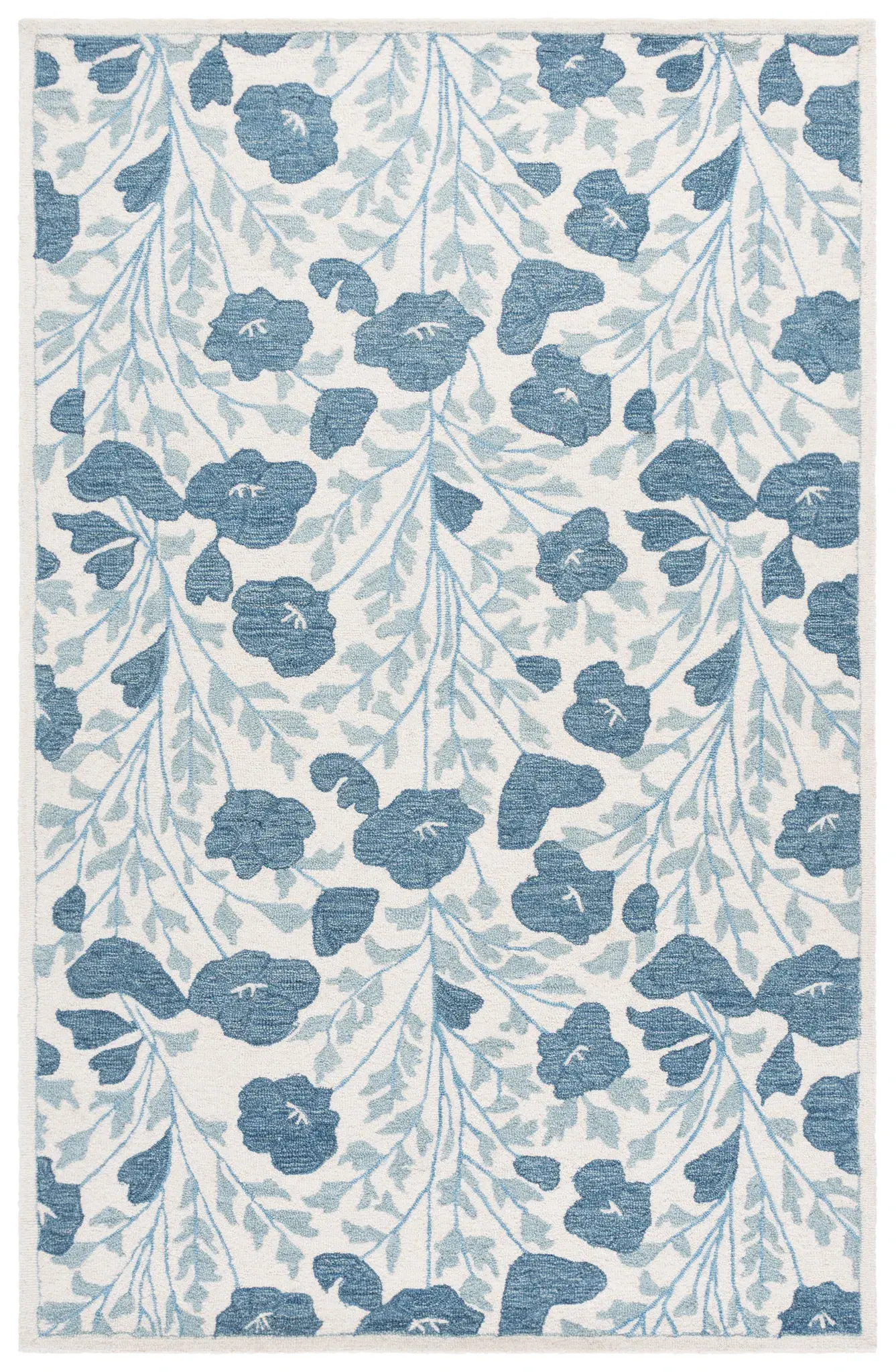 Jardin Vertical Vine Hand-Tufted Wool Rug