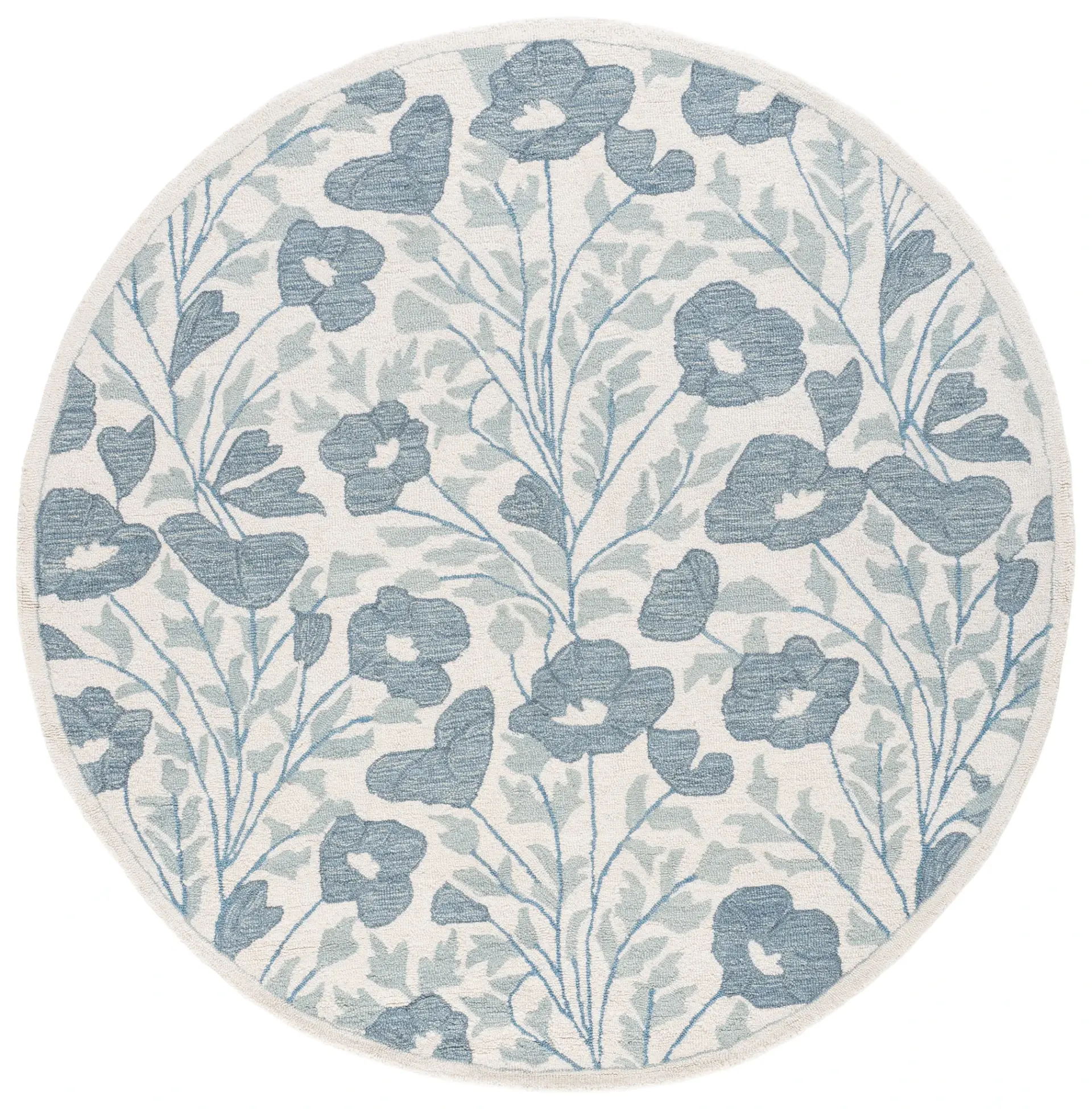 Jardin Vertical Vine Hand-Tufted Wool Rug