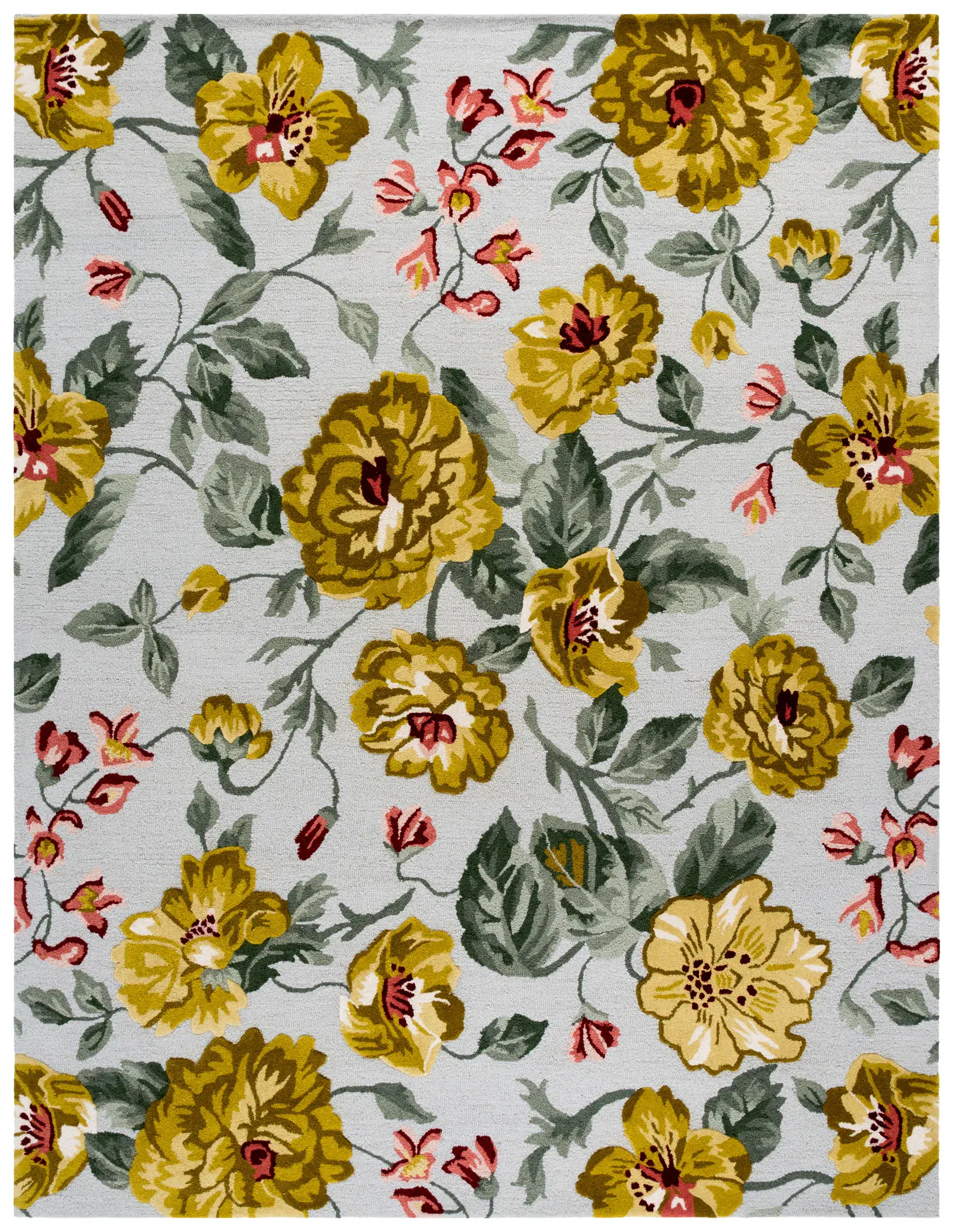 Jardin Allover Floral Hand-Tufted Wool Rug