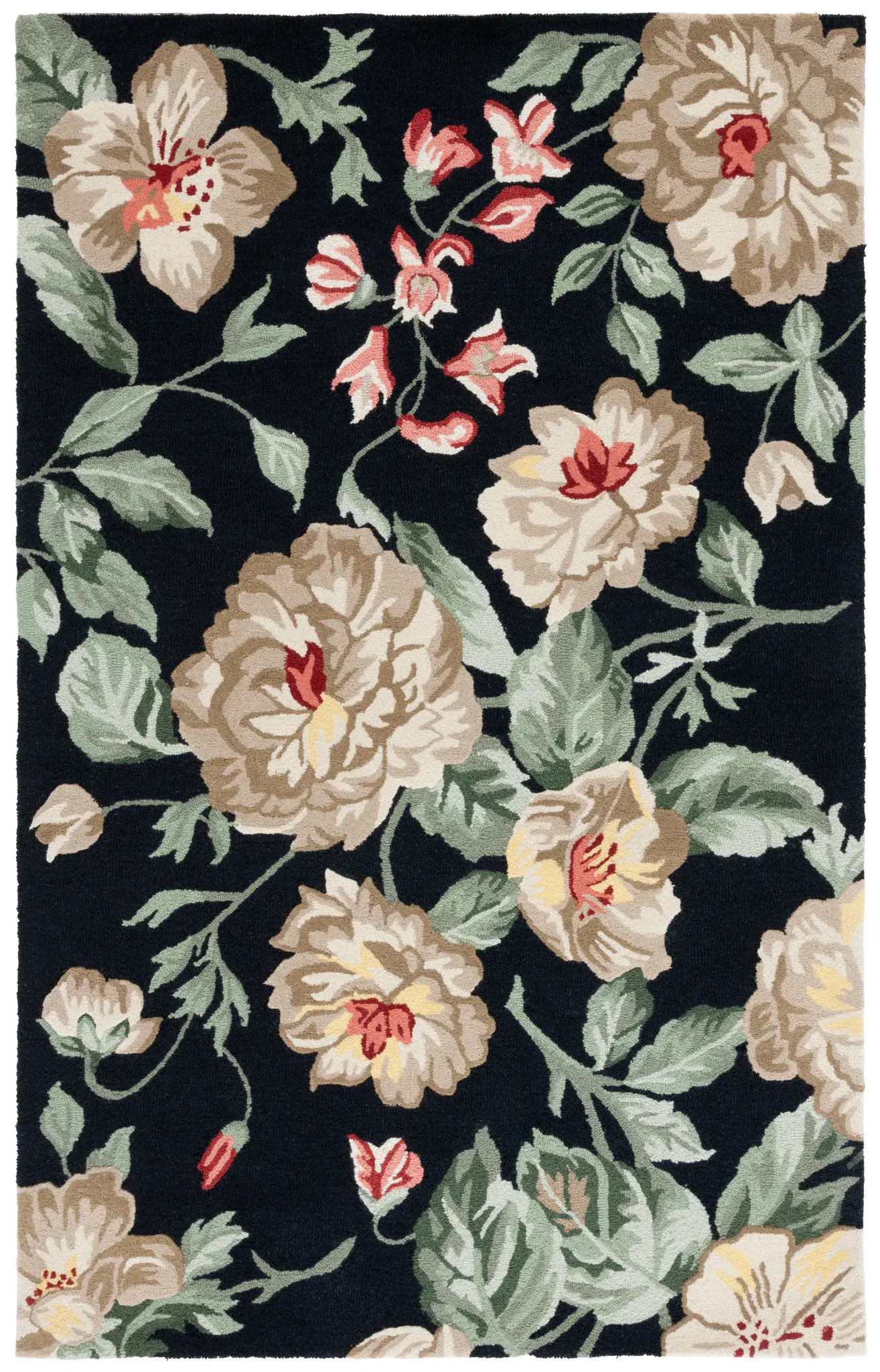 Jardin Allover Floral Hand-Tufted Wool Rug