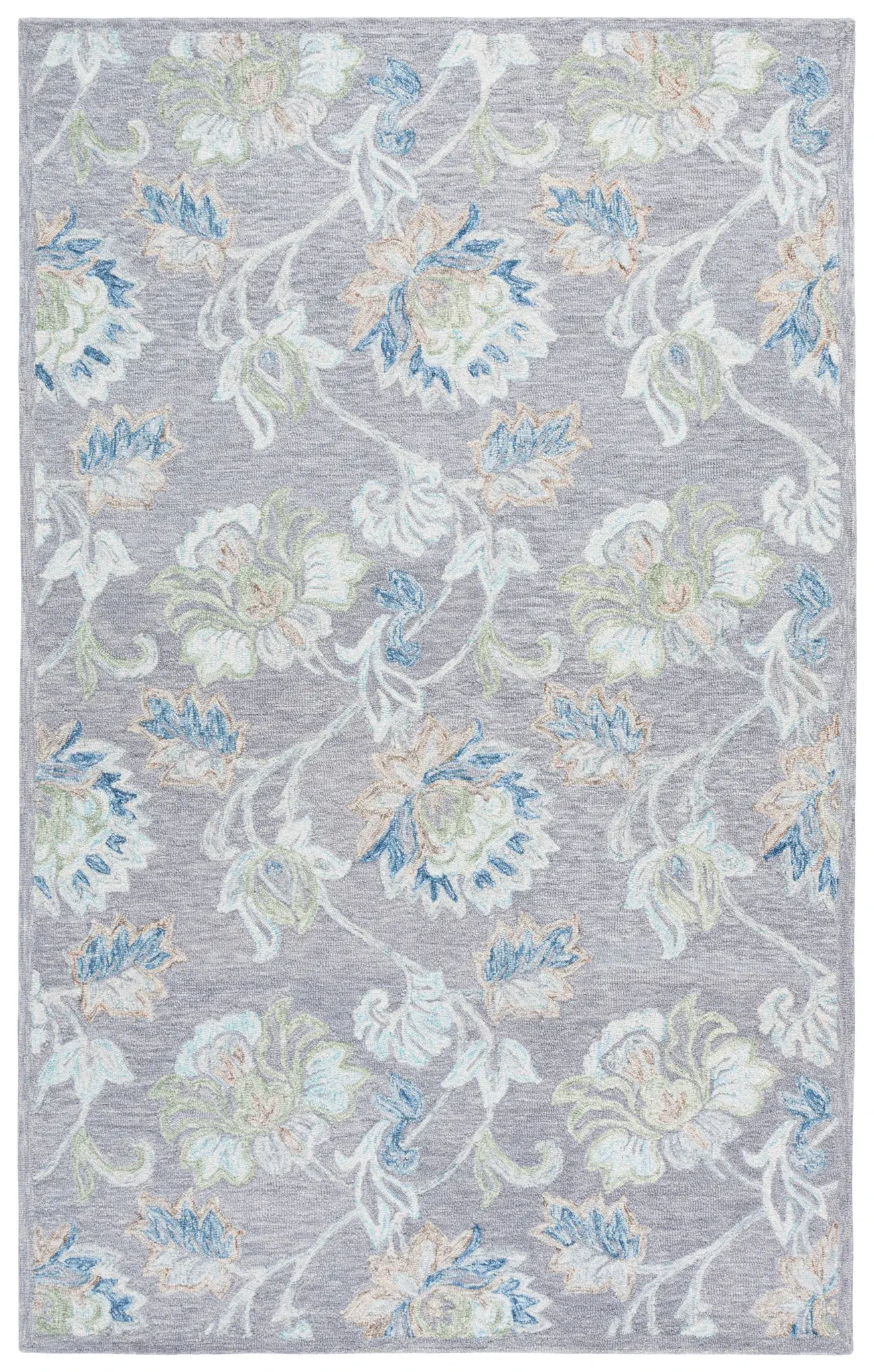 Jardin Subtle Floral Hand-Tufted Wool Rug