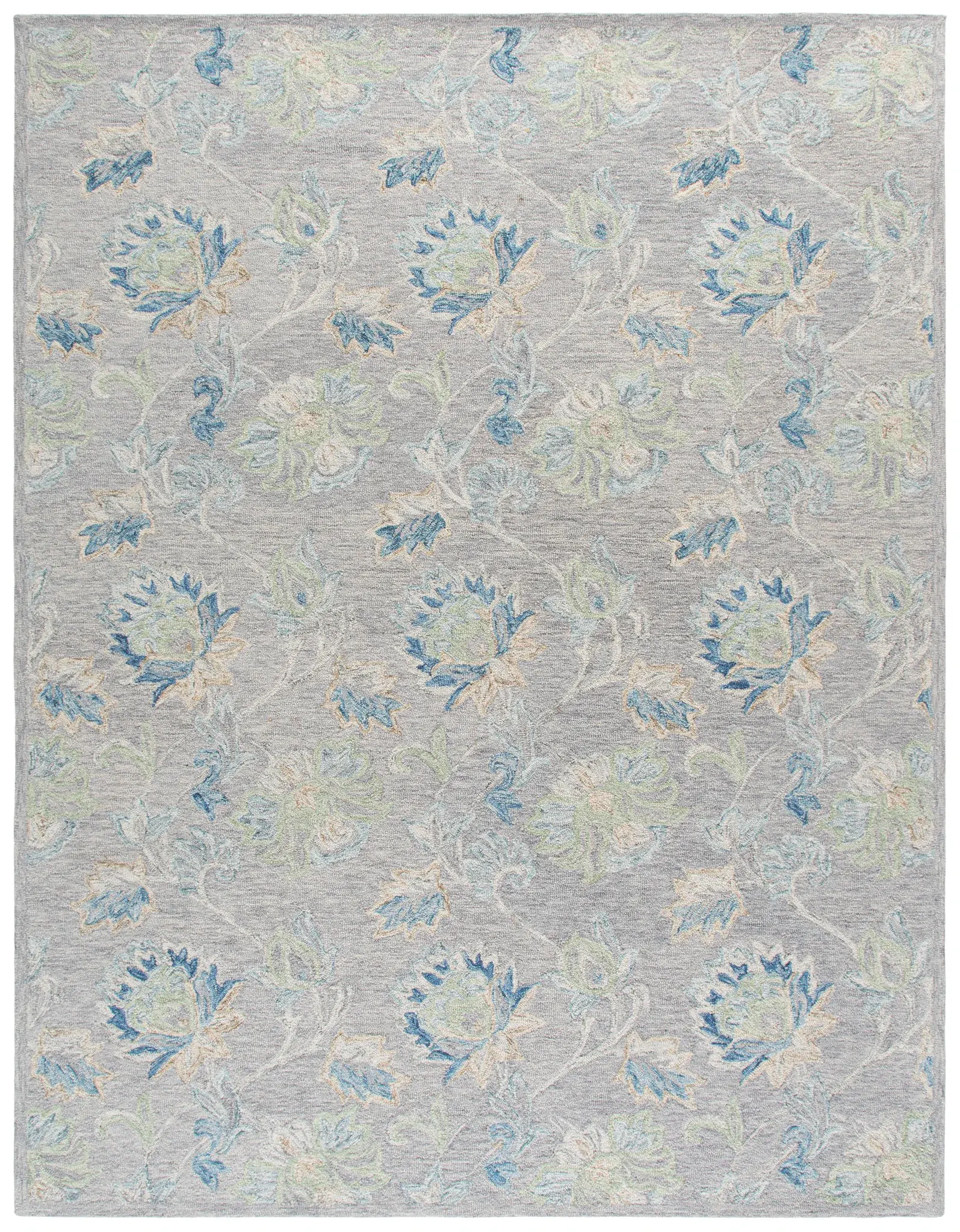 Jardin Subtle Floral Hand-Tufted Wool Rug