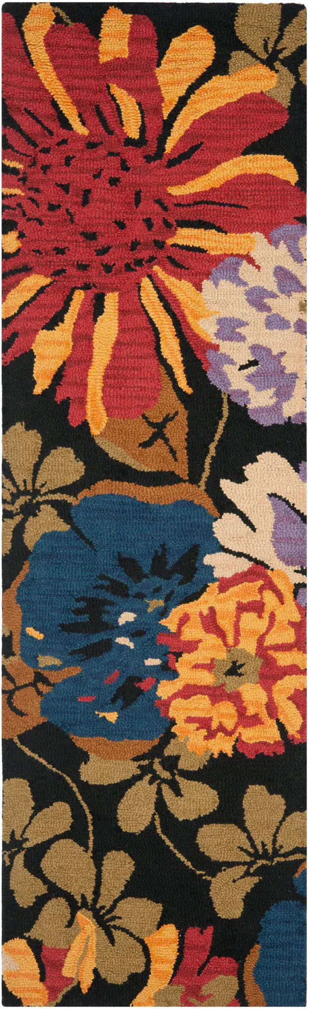 Jardin Graphic Floral Hand-Tufted Wool Rug