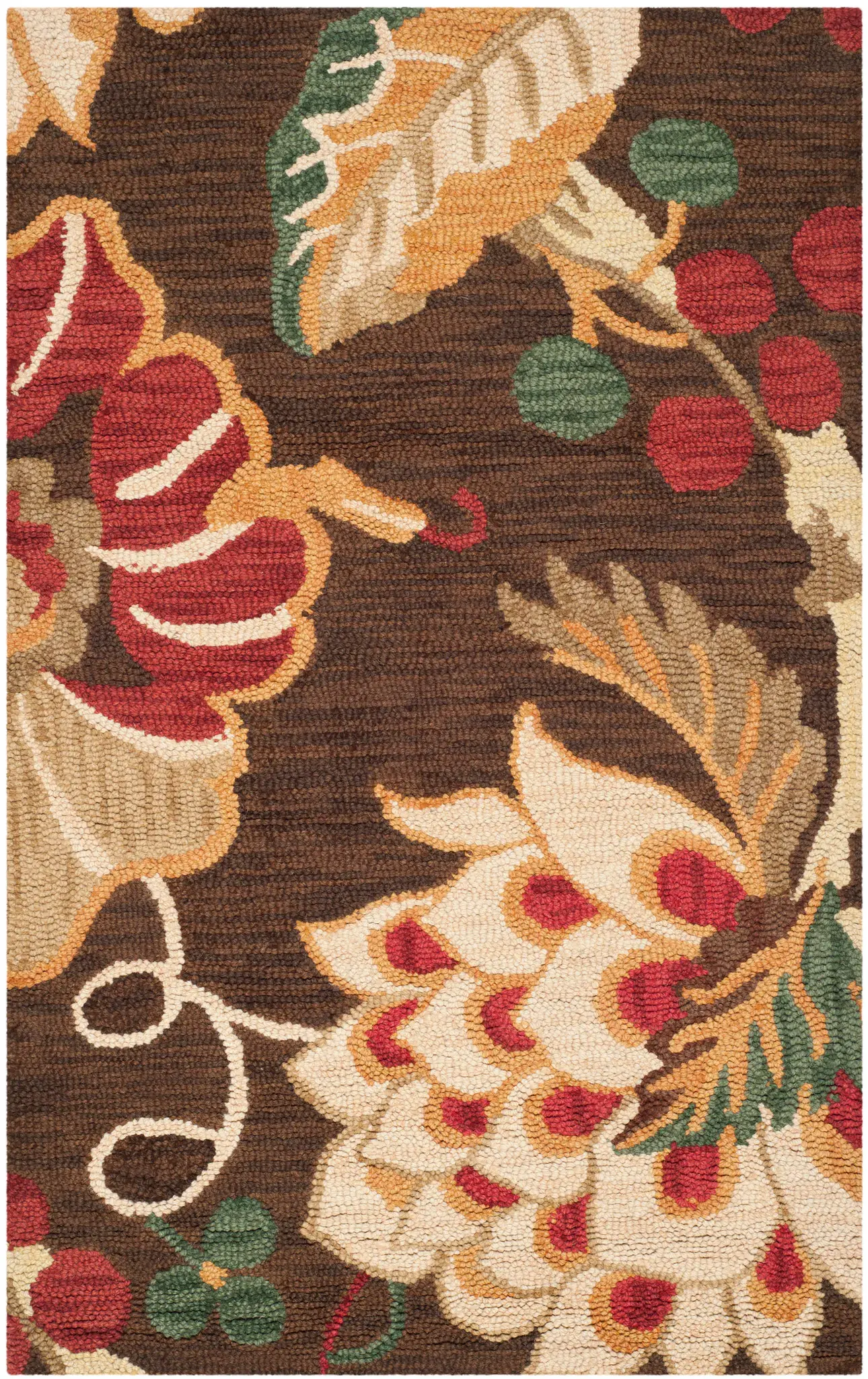 Jardin Large-Scale Chintz Floral Hand-Tufted Wool Rug
