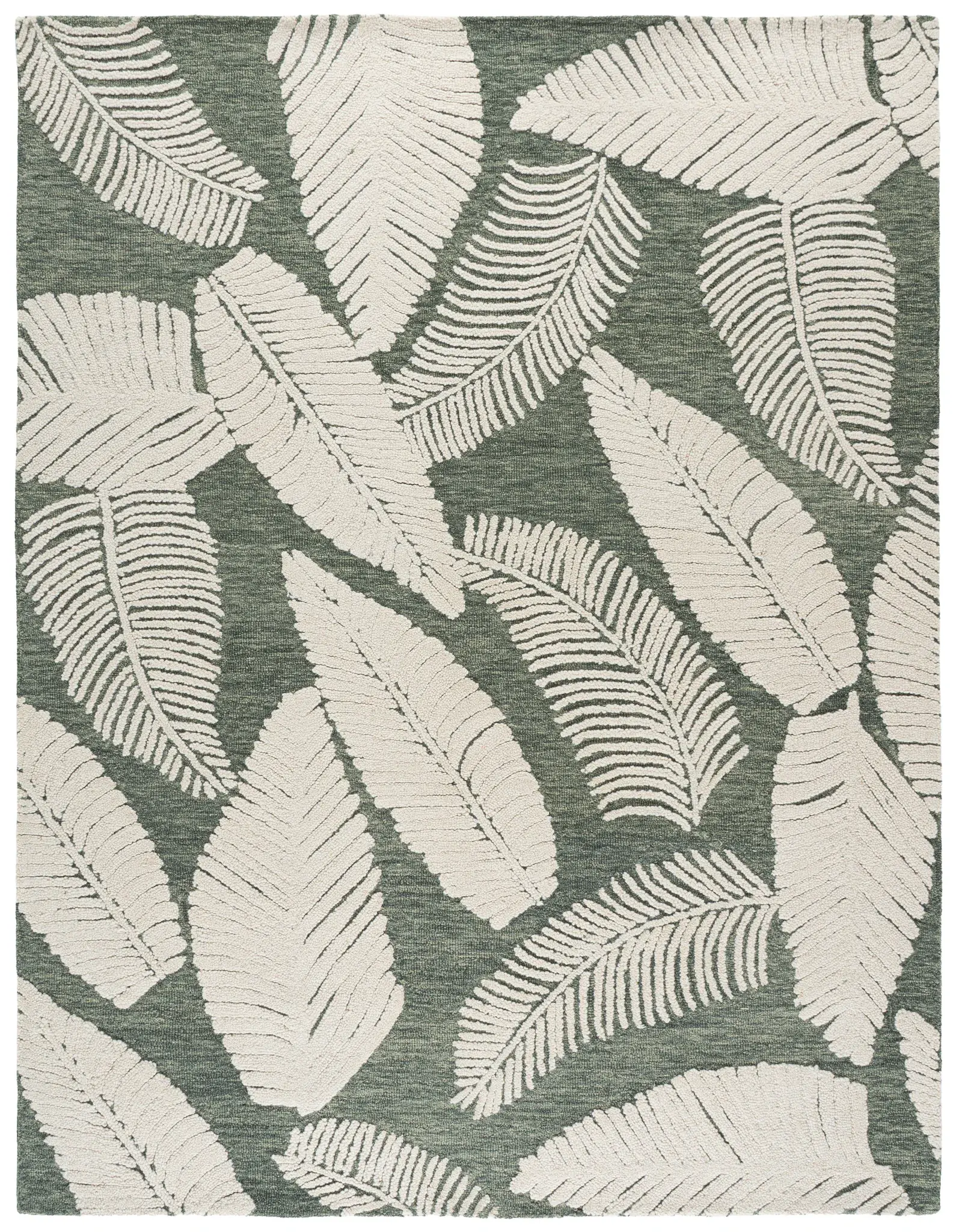 Jardin Palm Frond Hand-Tufted Wool Rug