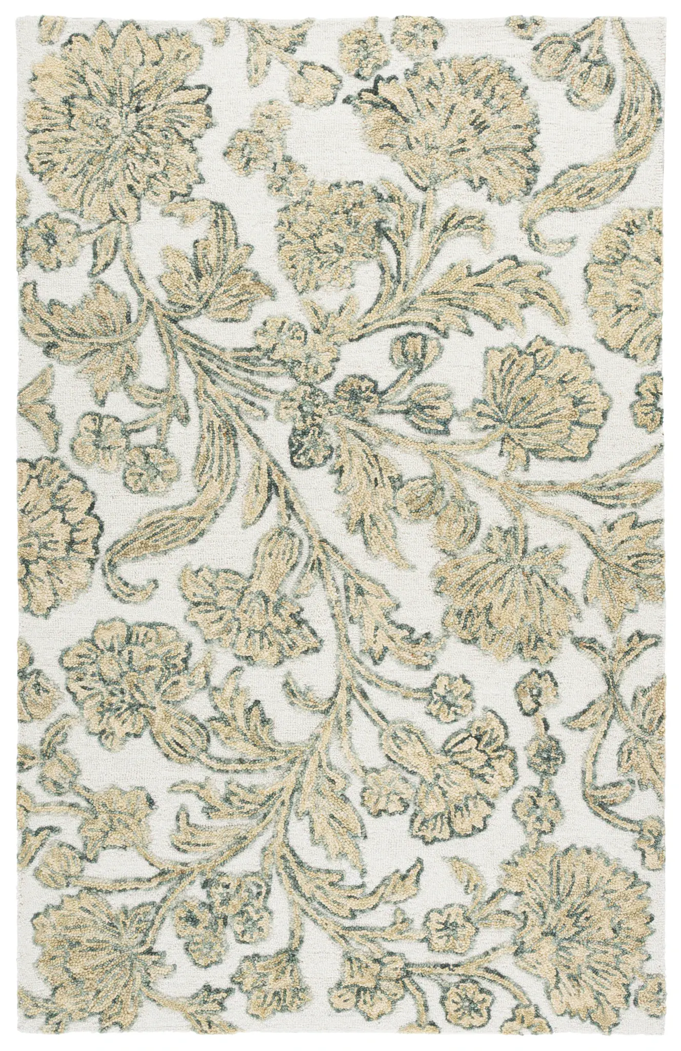 Jardin Jacobean Carnation Floral Hand-Tufted Wool Rug