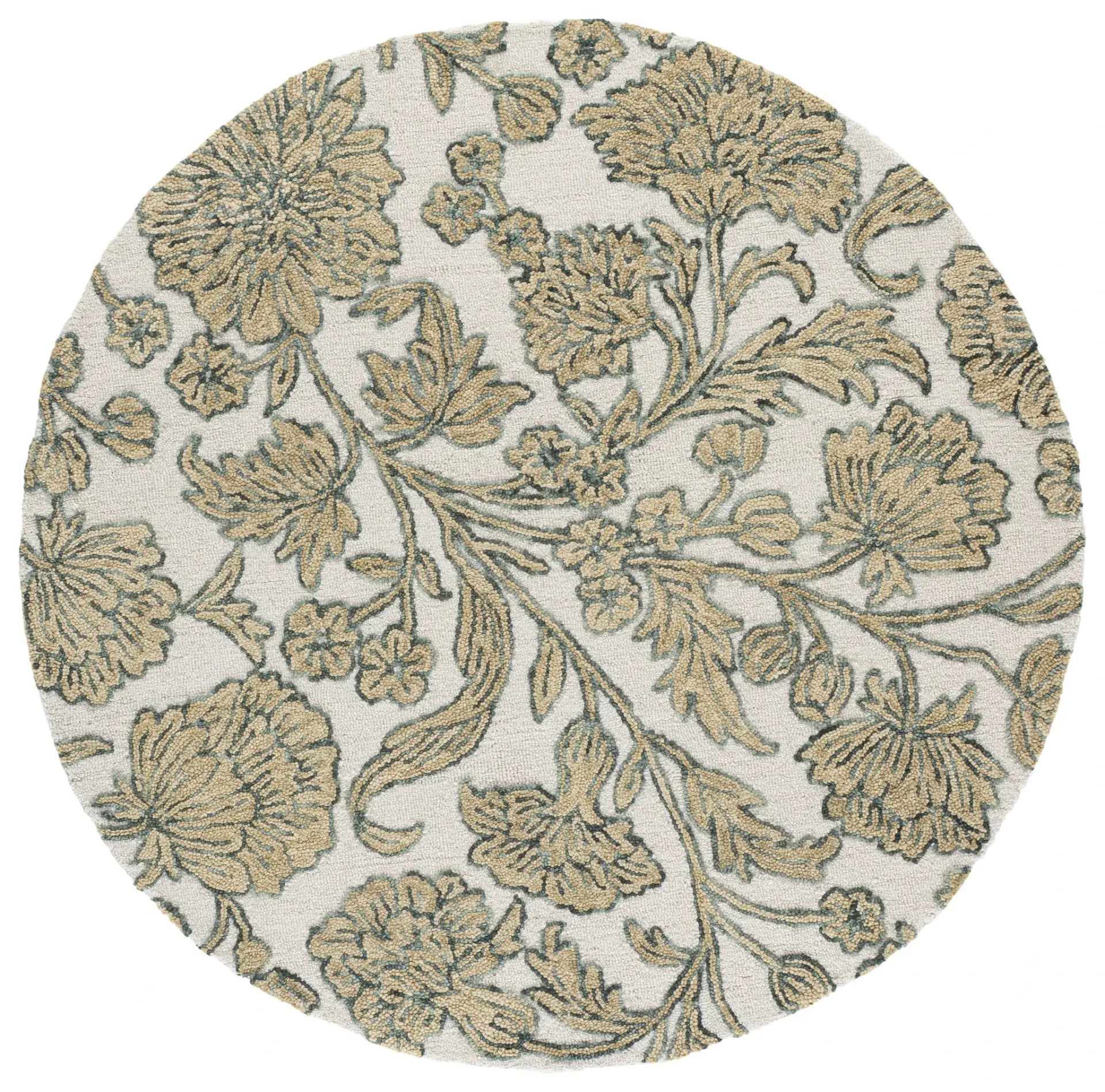 Jardin Jacobean Carnation Floral Hand-Tufted Wool Rug