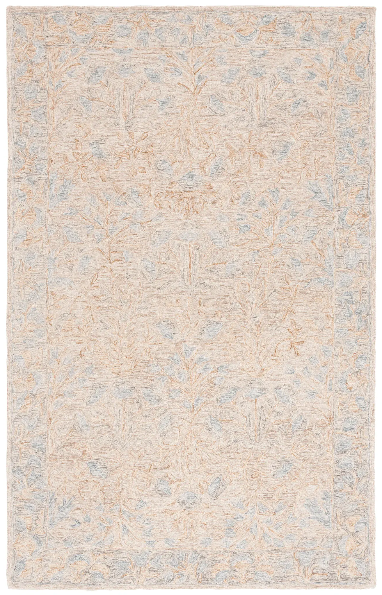 Jardin Botanical Border Hand-Tufted Wool Rug