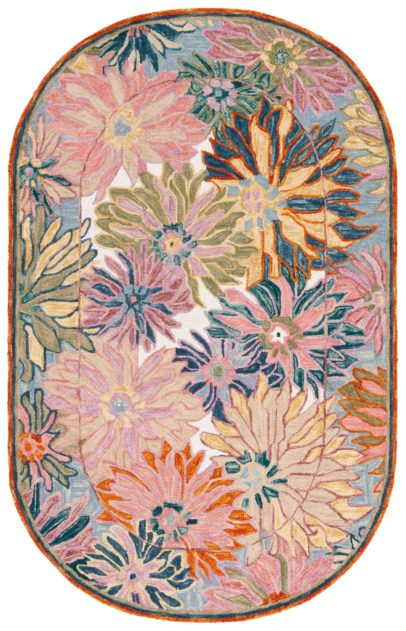 Jardin Floral Blooms Hand-Tufted Wool Rug