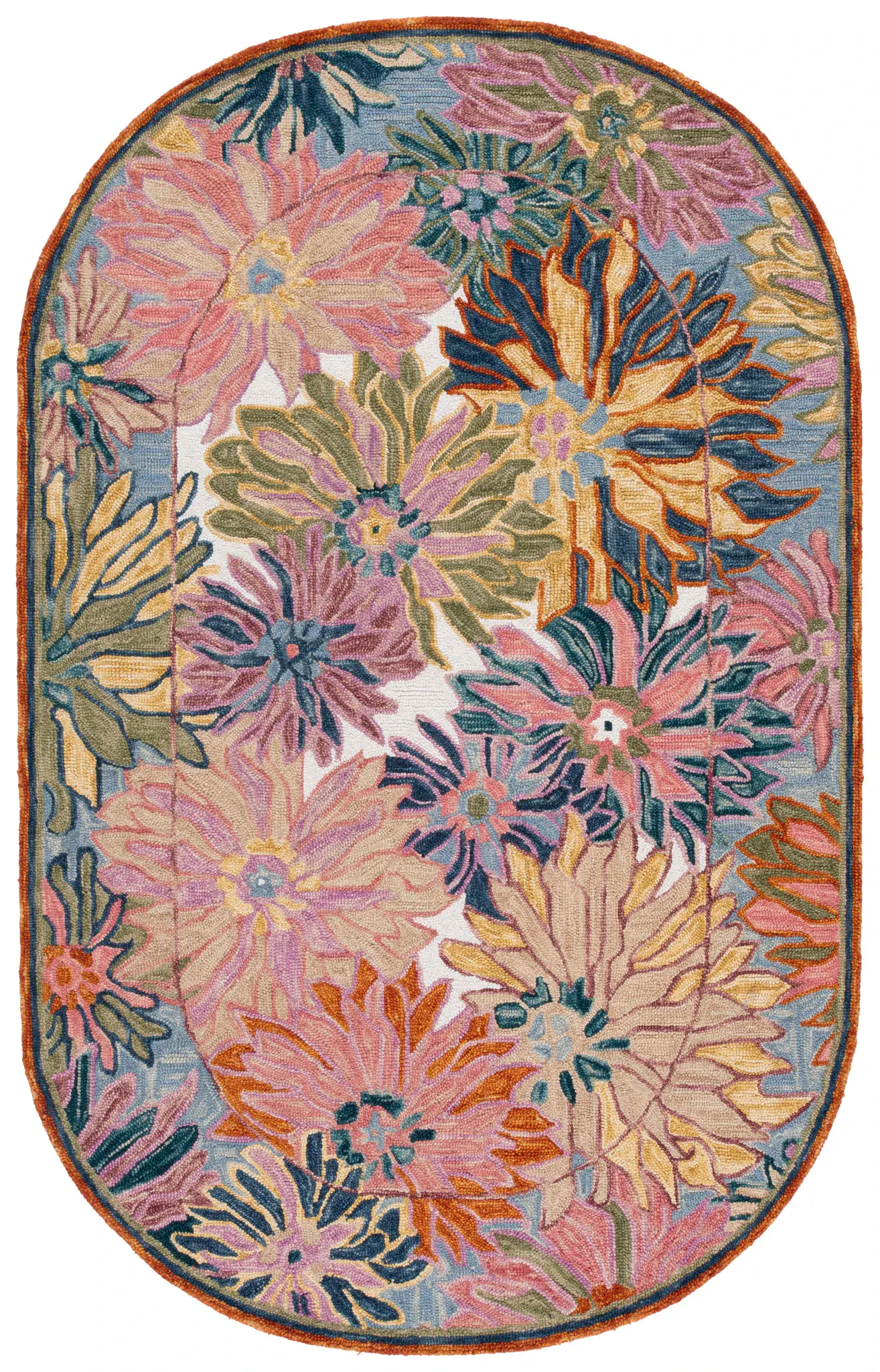 Jardin Floral Blooms Hand-Tufted Wool Rug