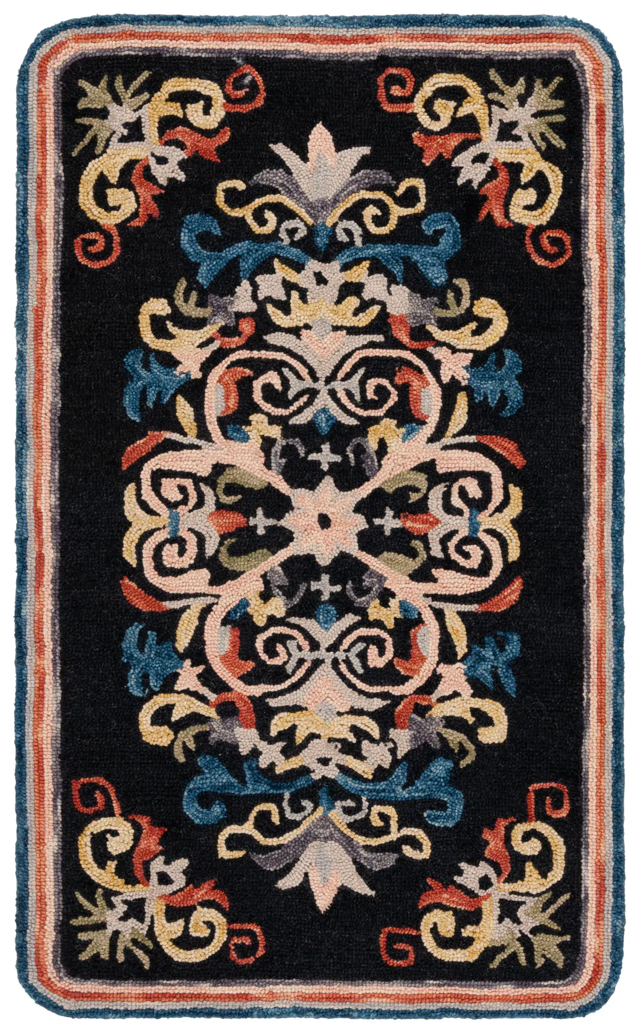 Jardin Scroll Medallion Hand-Tufted Wool Rug