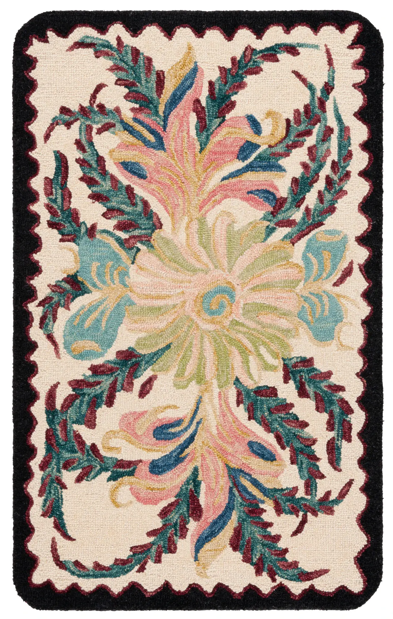 Jardin Botanical Medallion Hand-Tufted Wool Rug