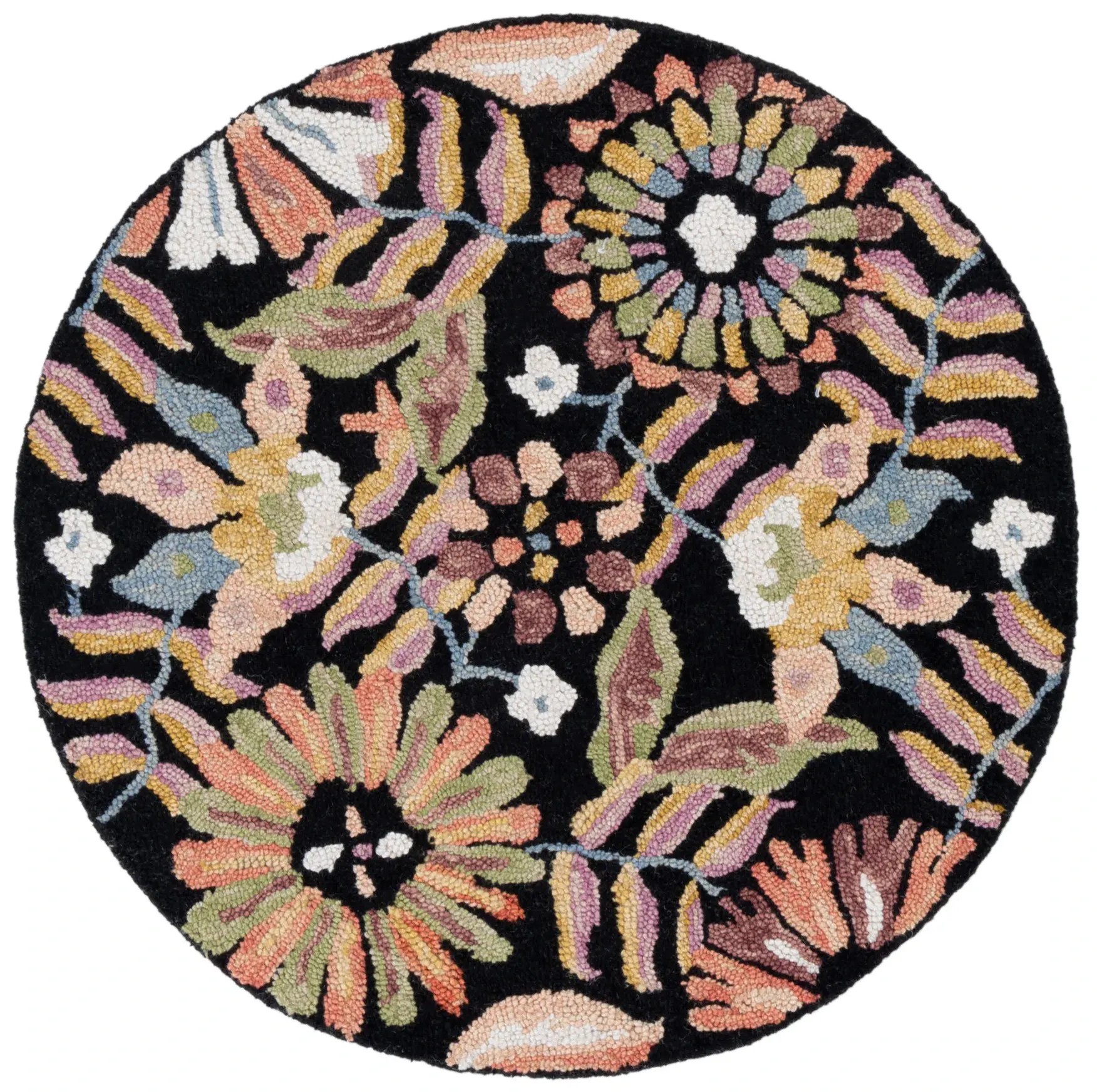 Jardin Boho Floral Hand-Tufted Wool Rug