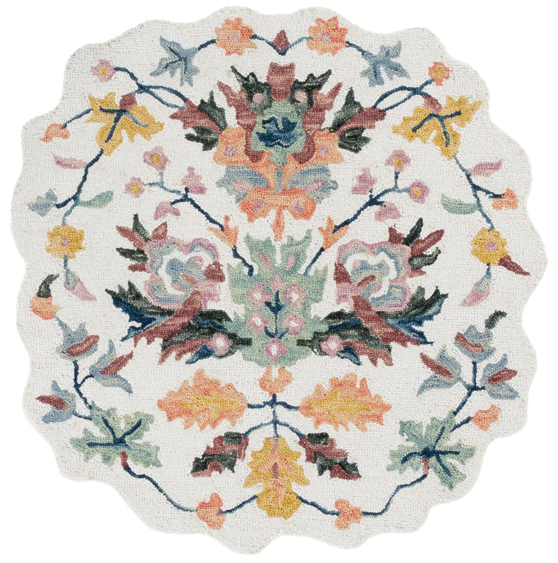 Jardin Botanical Bouquet Hand-Tufted Wool Rug