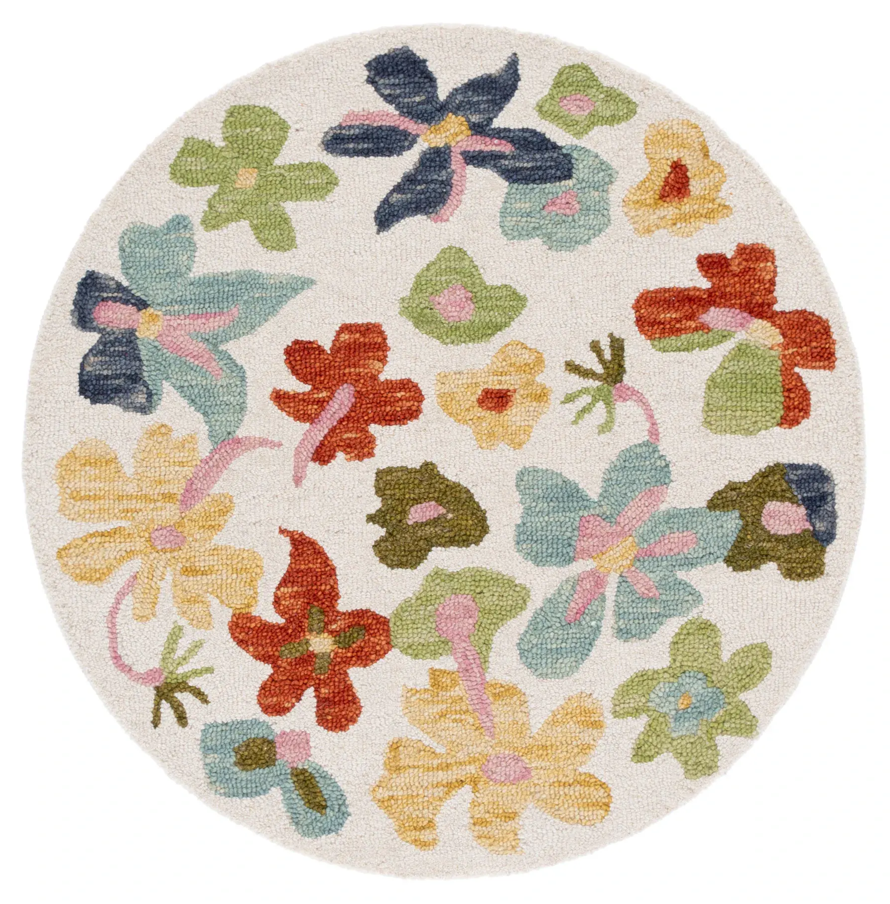 Jardin Scattered Floral Hand-Tufted Wool Rug