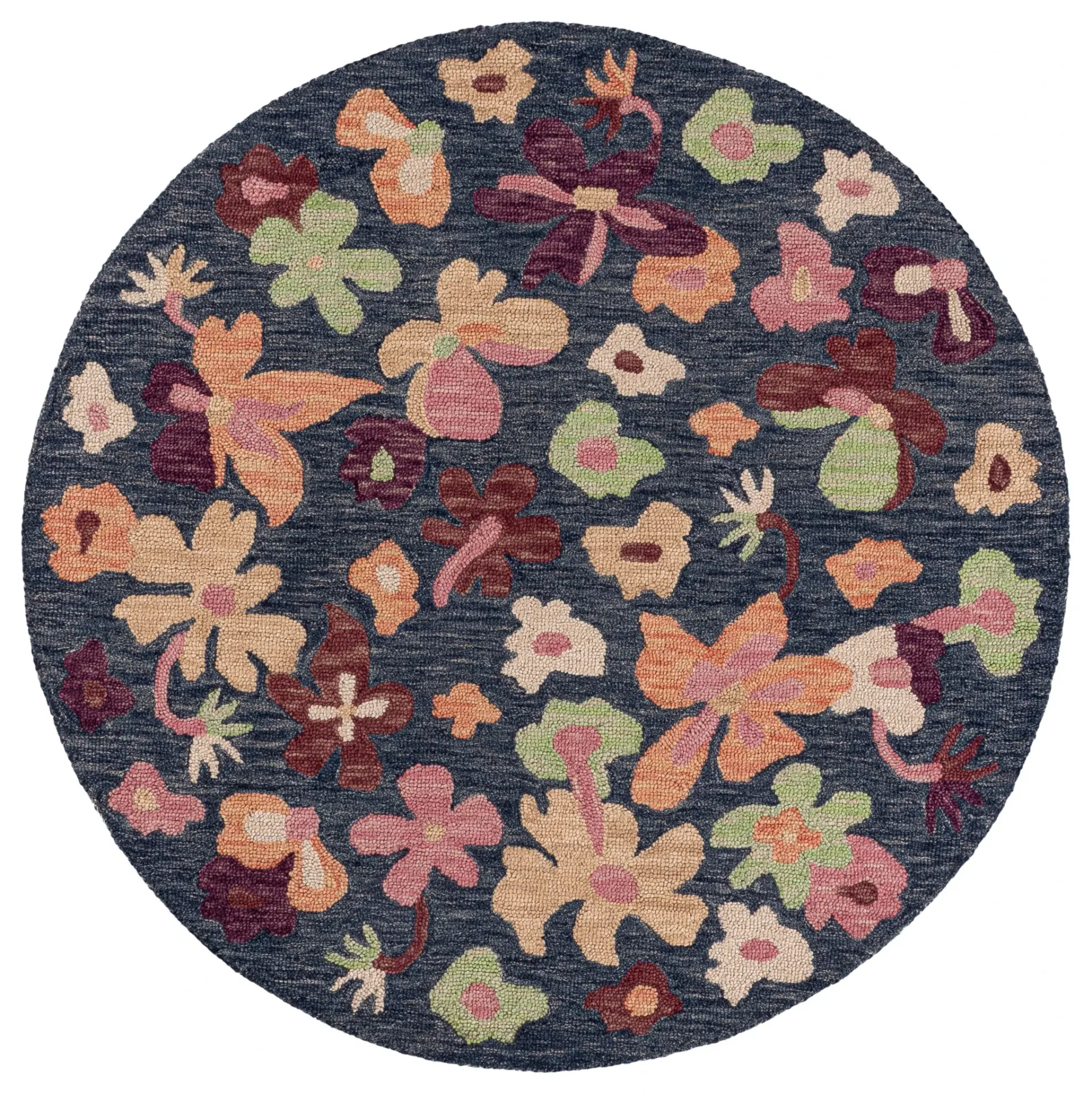 Jardin Scattered Floral Hand-Tufted Wool Rug