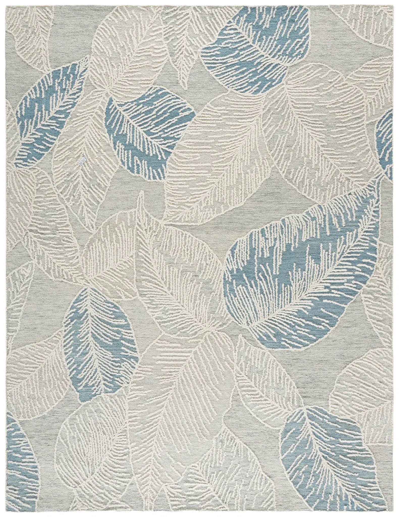 Jardin Overlapping Leaves Hand-Tufted Wool Rug