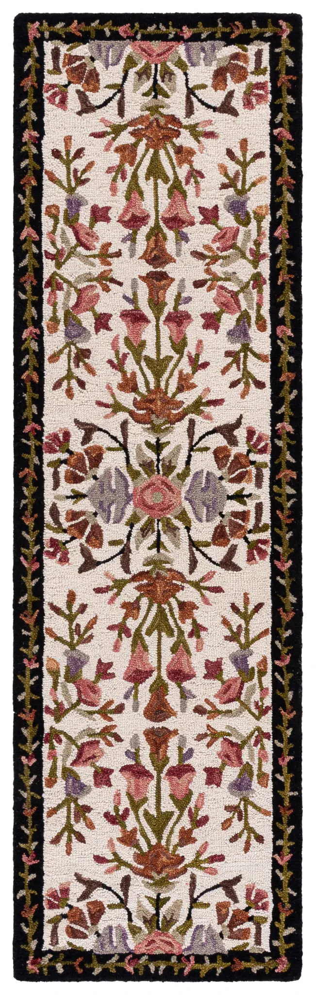 Jardin Symmetrical Floral Hand-Tufted Wool Rug