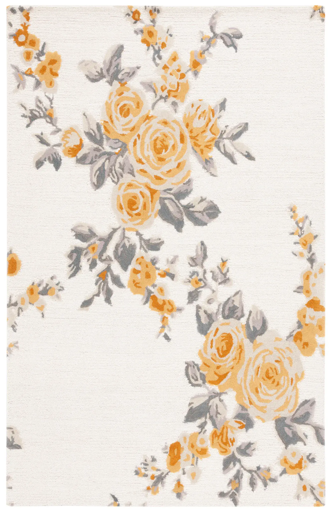 Jardin Rose Cluster Hand-Tufted Wool Rug