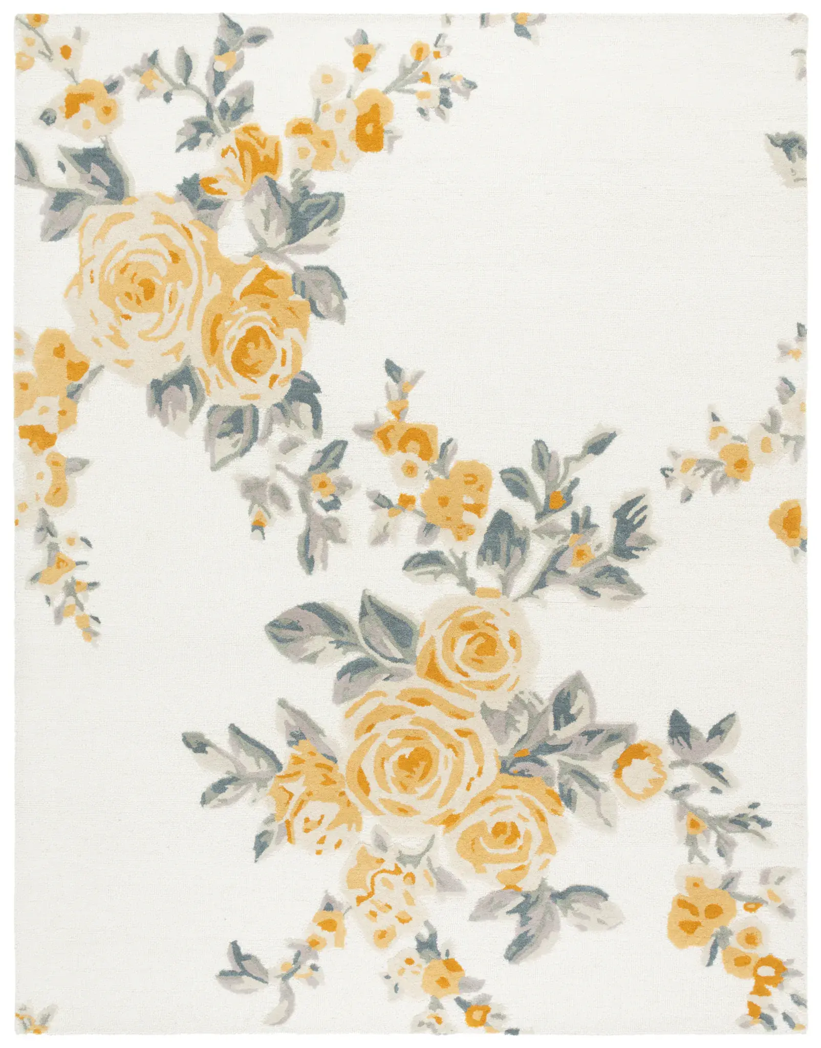 Jardin Rose Cluster Hand-Tufted Wool Rug