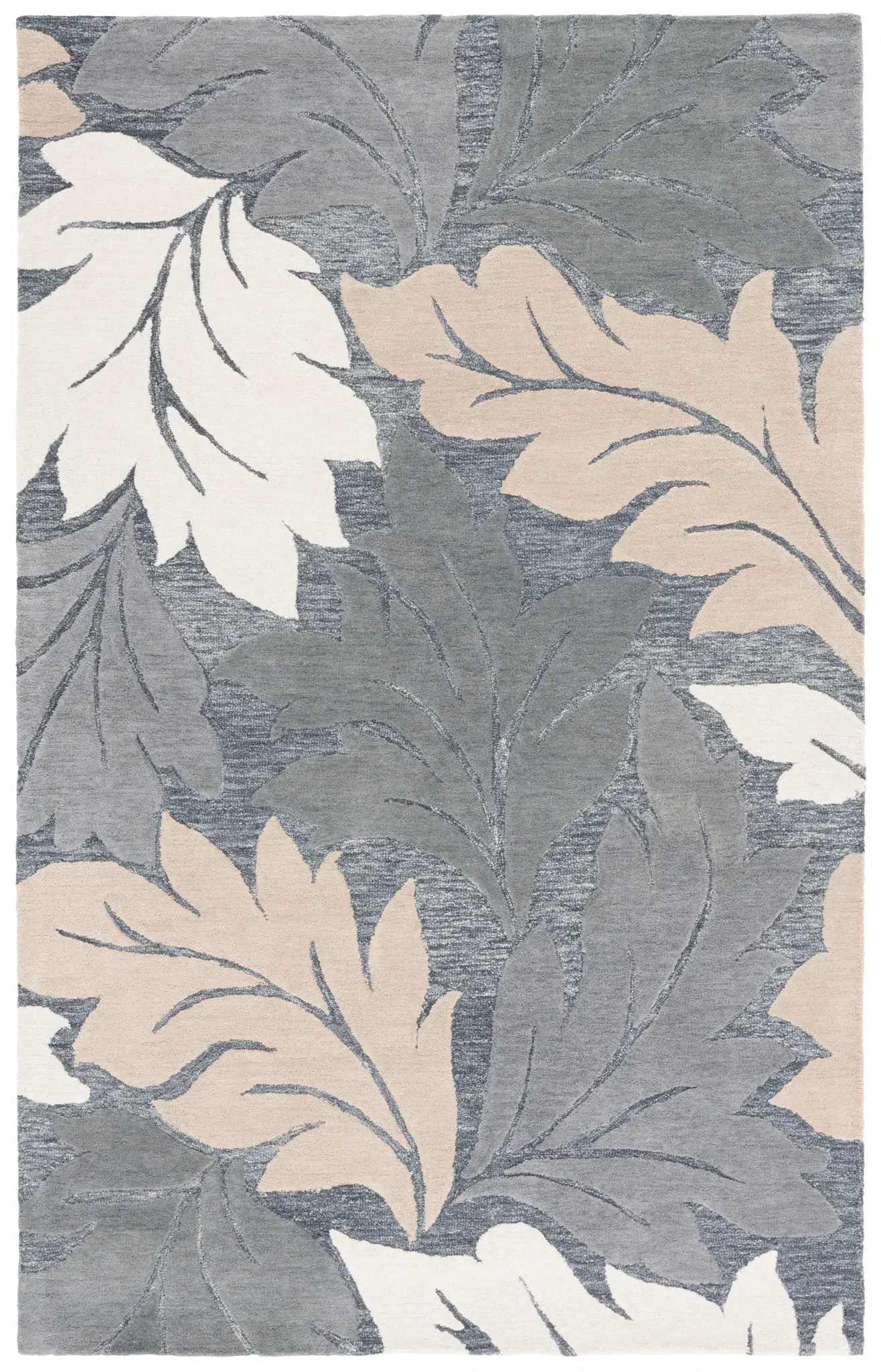 Jardin Leaf Hand-Tufted Wool Rug