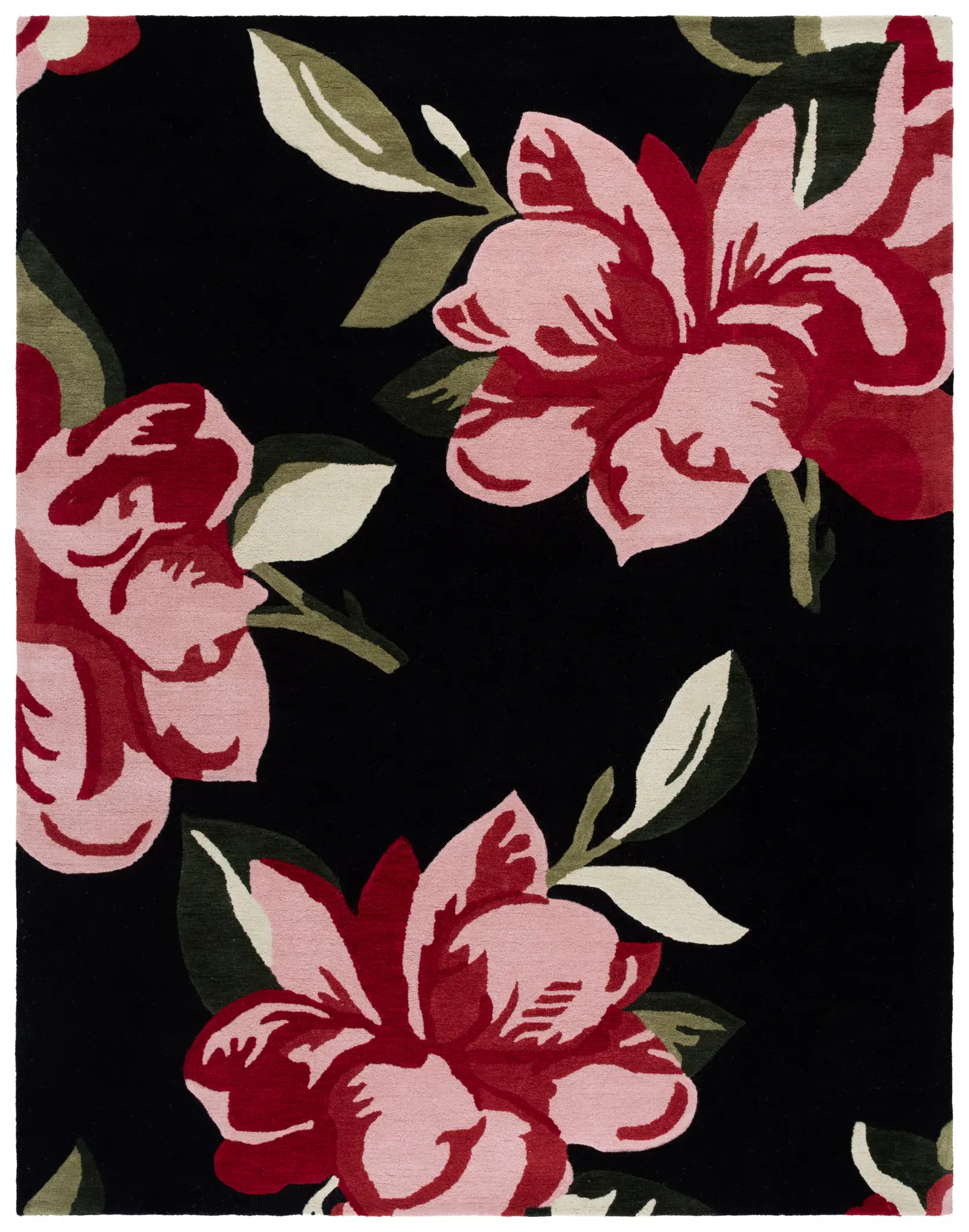 Jardin Oversized Floral Hand-Tufted Wool Rug