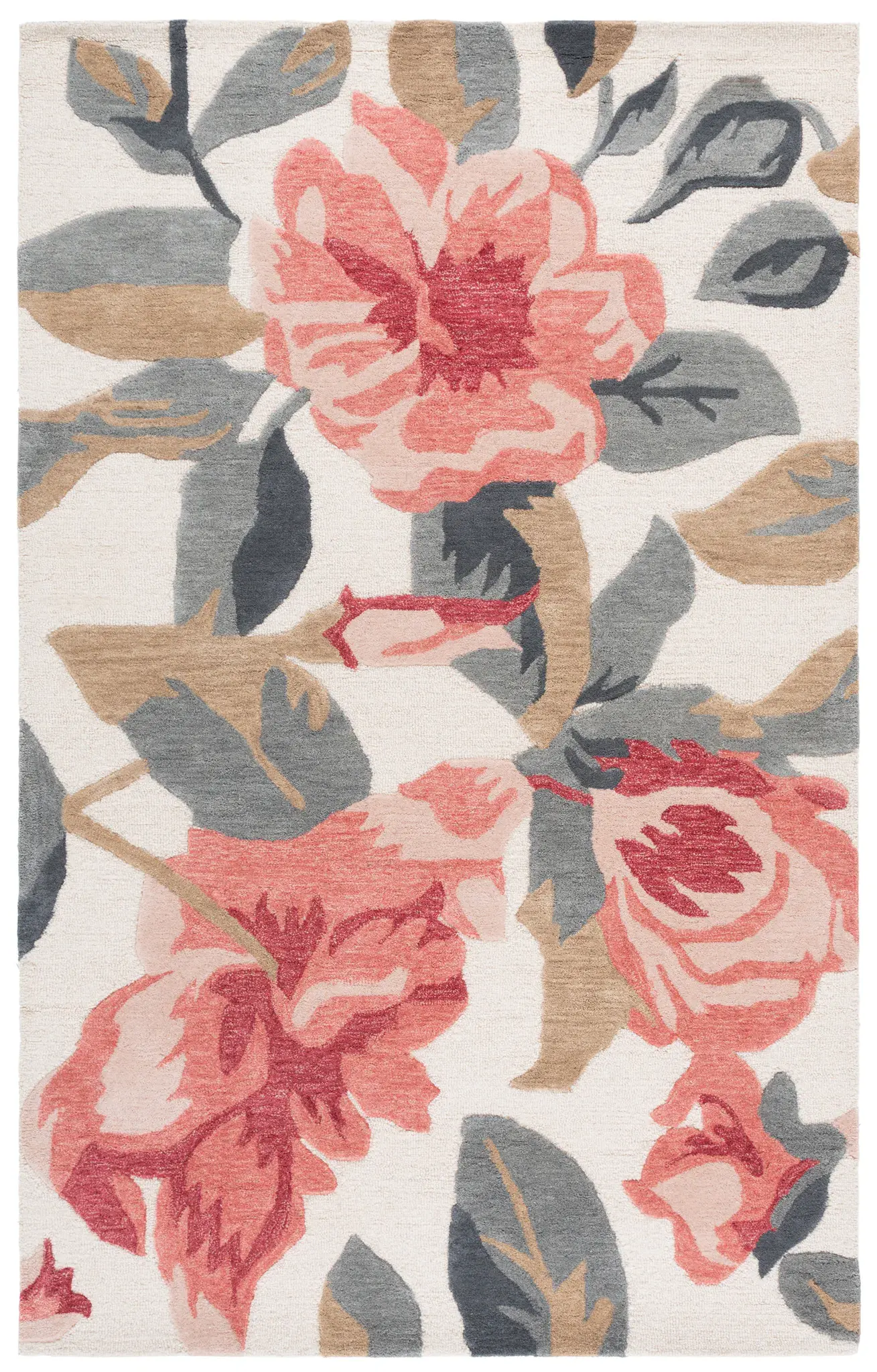 Jardin Vintage Floral Hand-Tufted Wool Rug