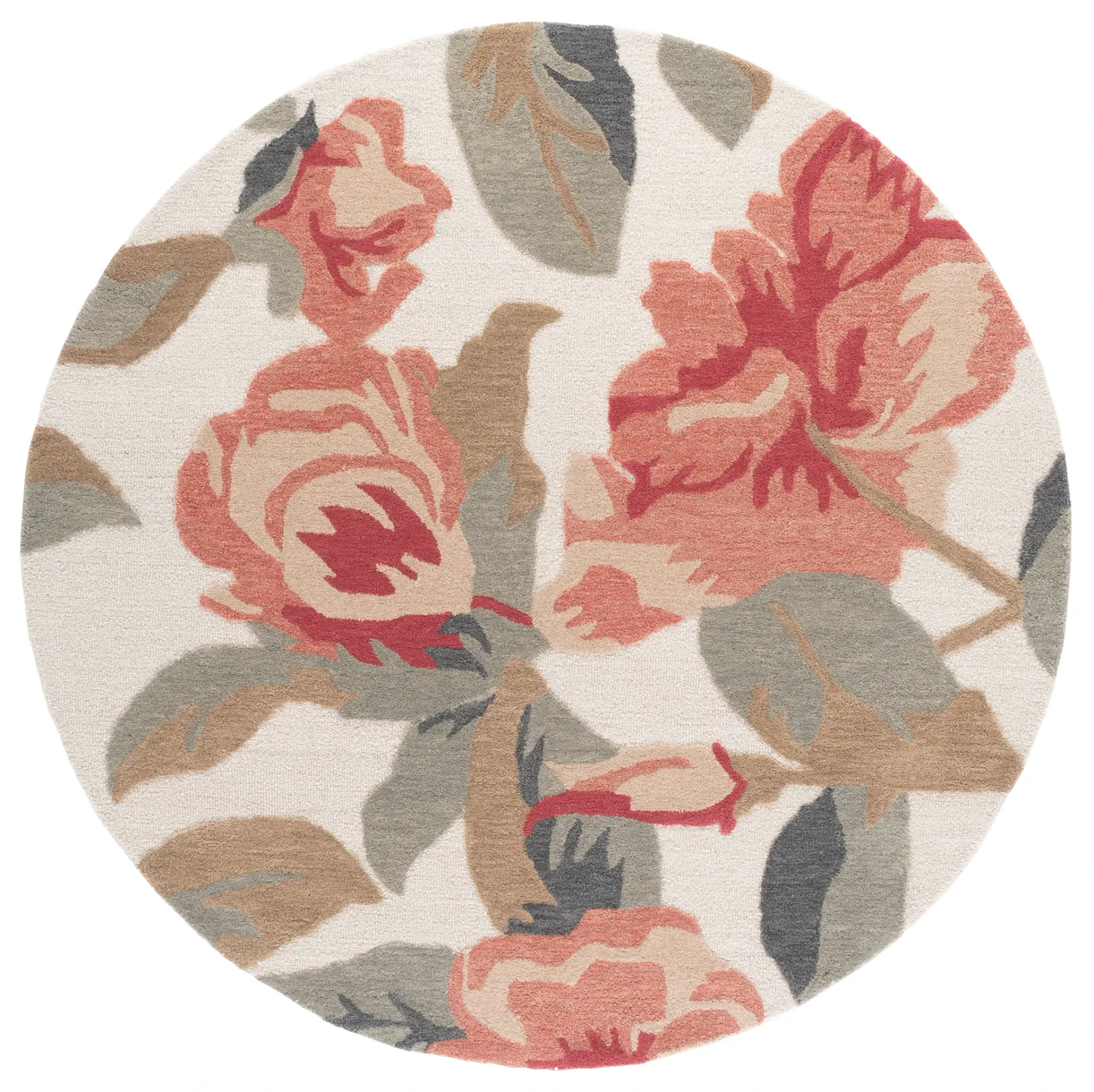 Jardin Vintage Floral Hand-Tufted Wool Rug