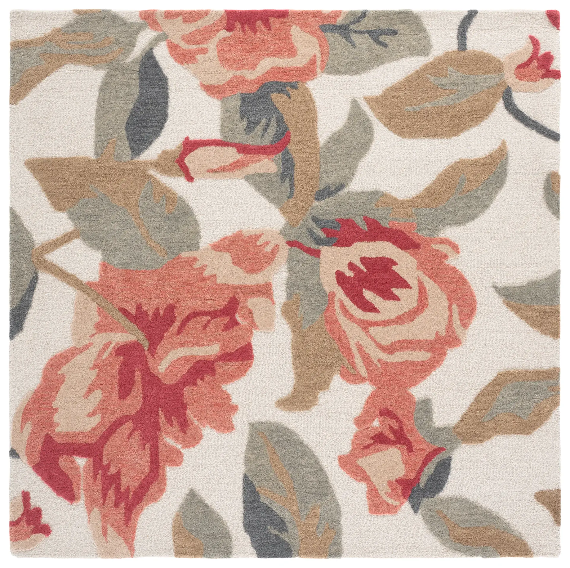 Jardin Vintage Floral Hand-Tufted Wool Rug