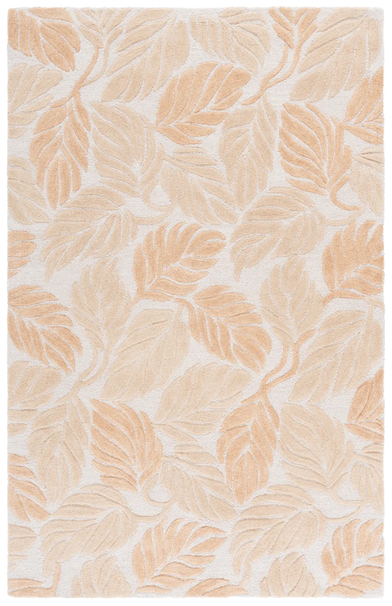 Jardin Floating Leaves Hand-Tufted Wool Rug